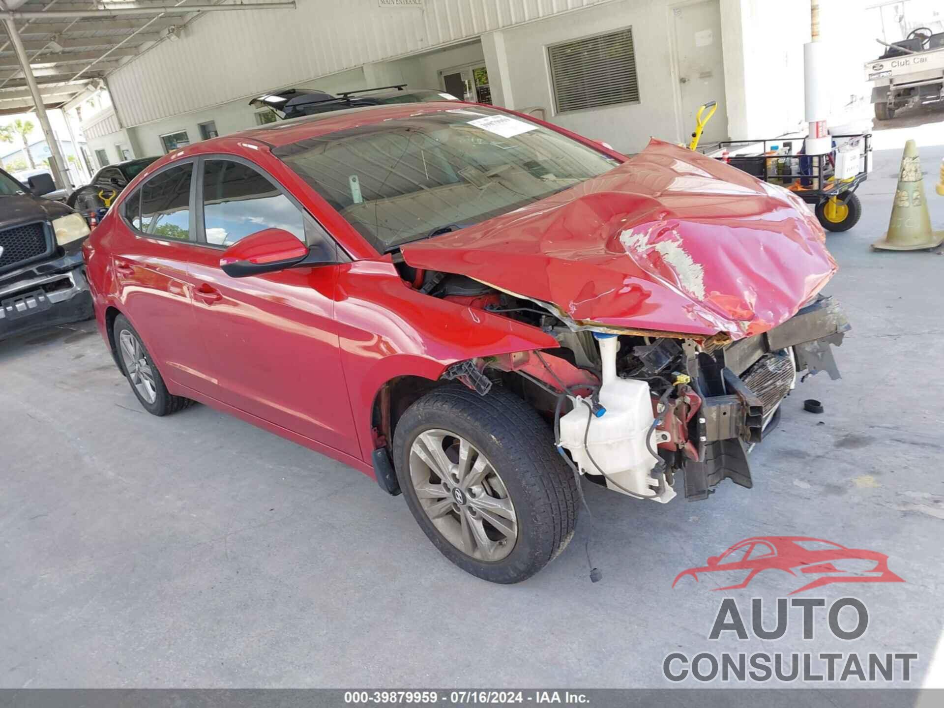 HYUNDAI ELANTRA 2017 - KMHD84LF7HU242706