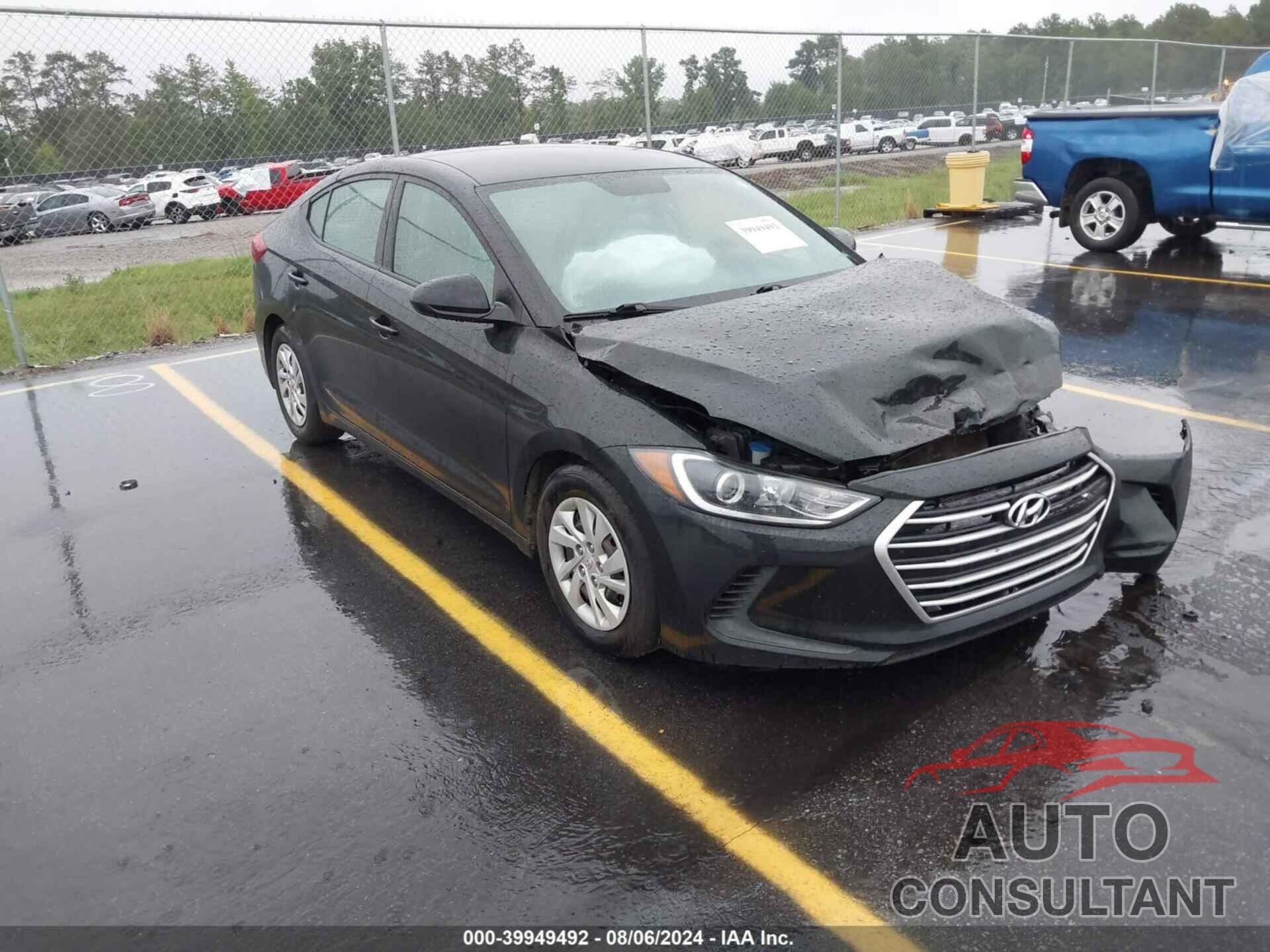 HYUNDAI ELANTRA 2018 - 5NPD74LF9JH342426