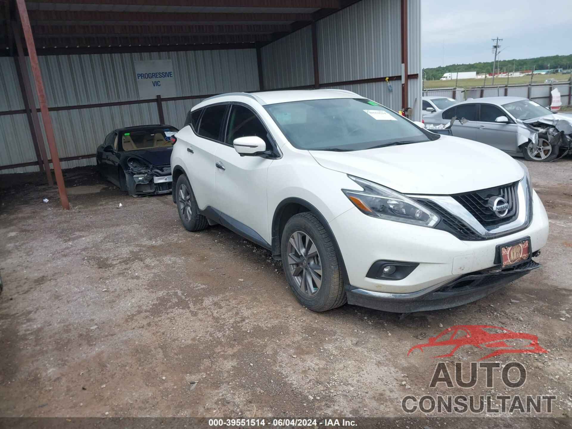 NISSAN MURANO 2018 - 5N1AZ2MGXJN165308