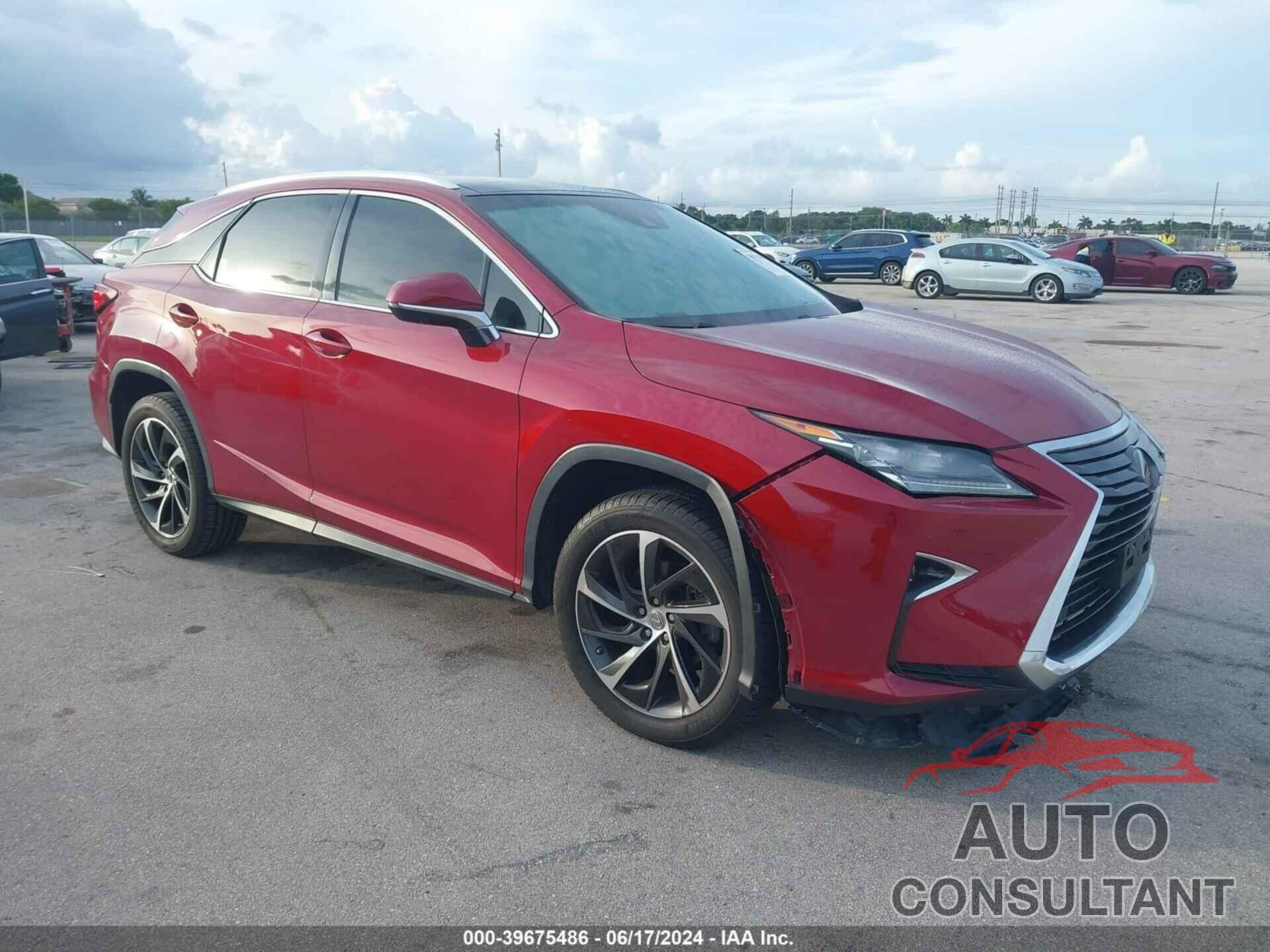 LEXUS RX 350 2017 - 2T2ZZMCA7HC043885