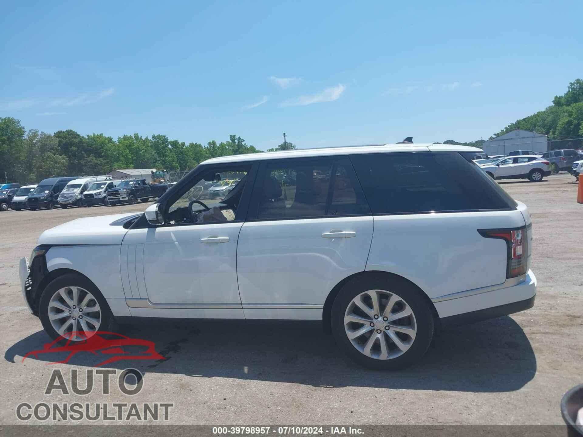 LAND ROVER RANGE ROVER 2016 - SALGS2VF5GA282151