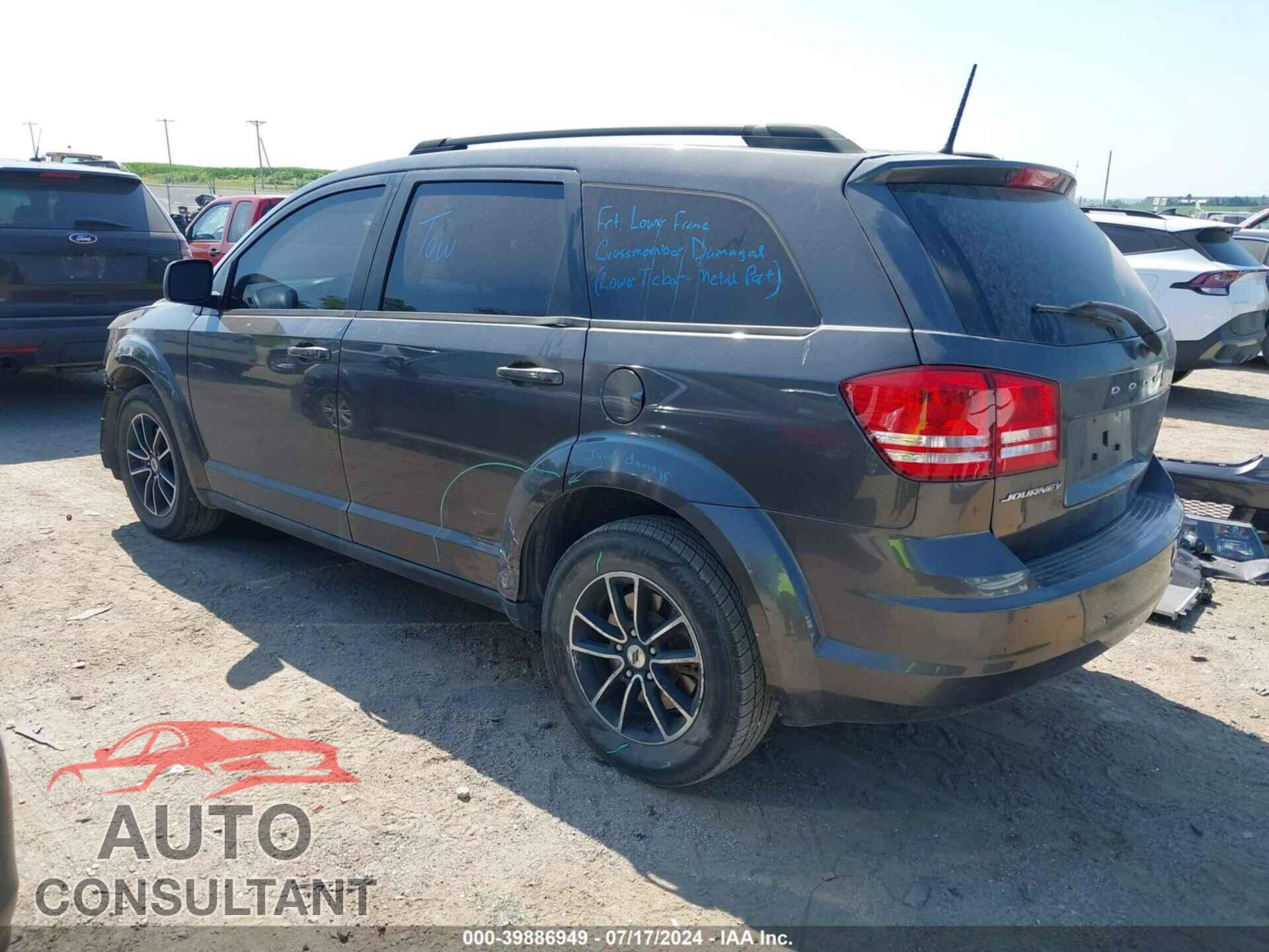 DODGE JOURNEY 2018 - 3C4PDCAB5JT519053