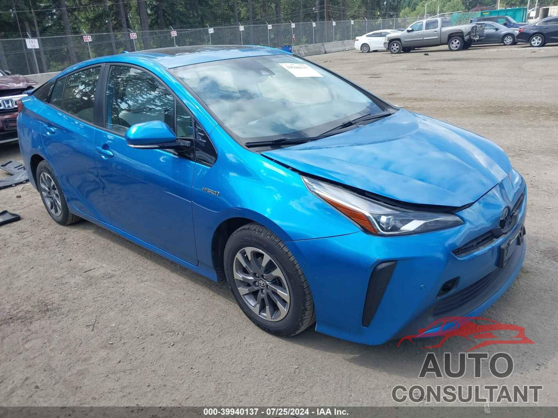 TOYOTA PRIUS 2019 - JTDKARFU5K3088971