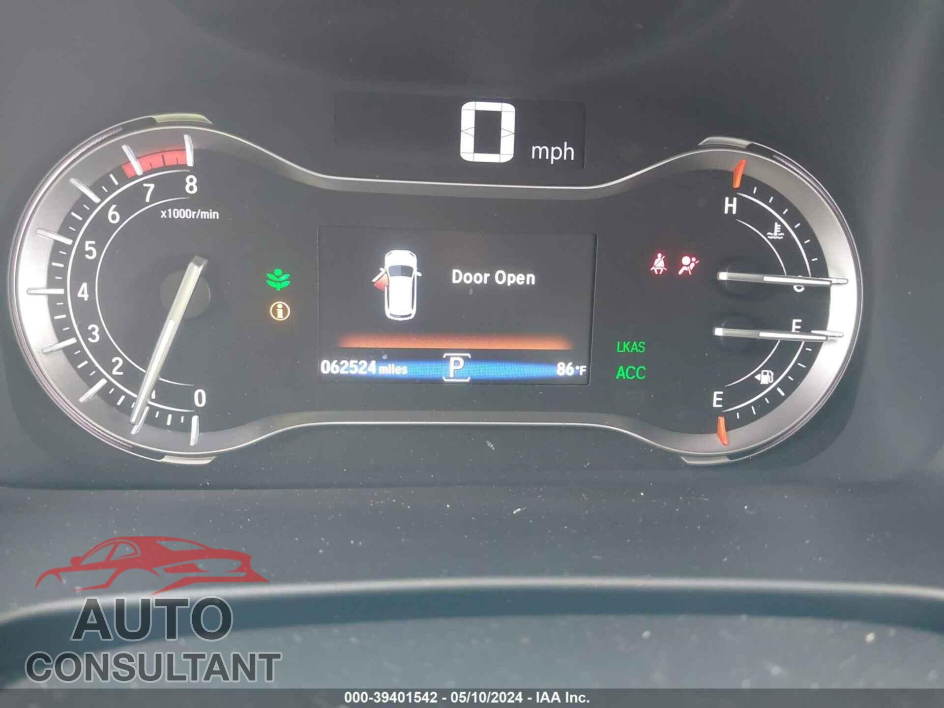 HONDA PILOT 2016 - 5FNYF6H65GB091002
