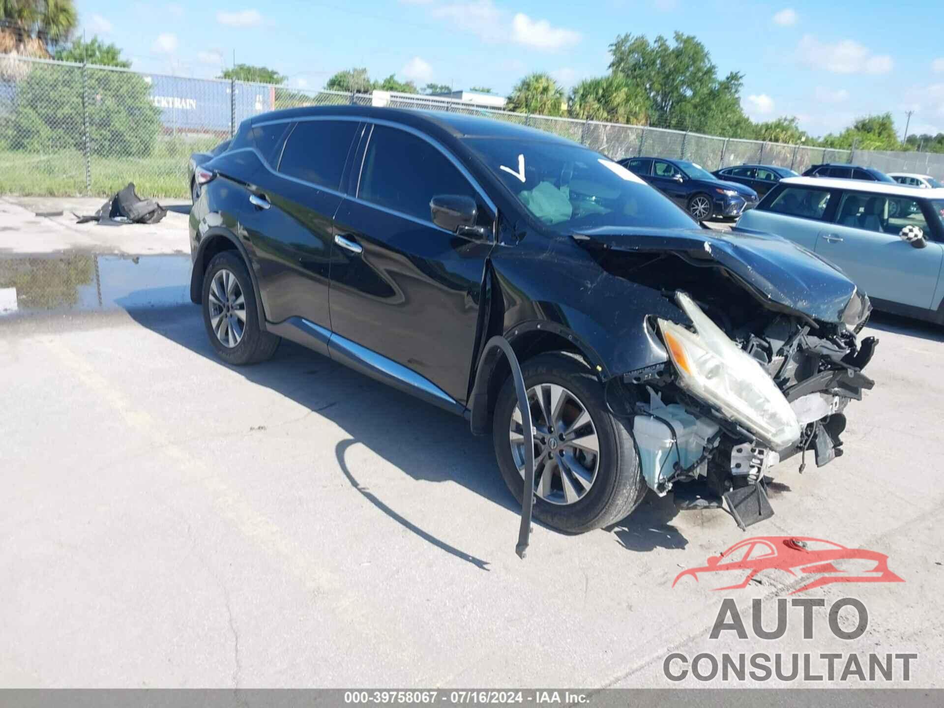NISSAN MURANO 2016 - 5N1AZ2MG4GN150926