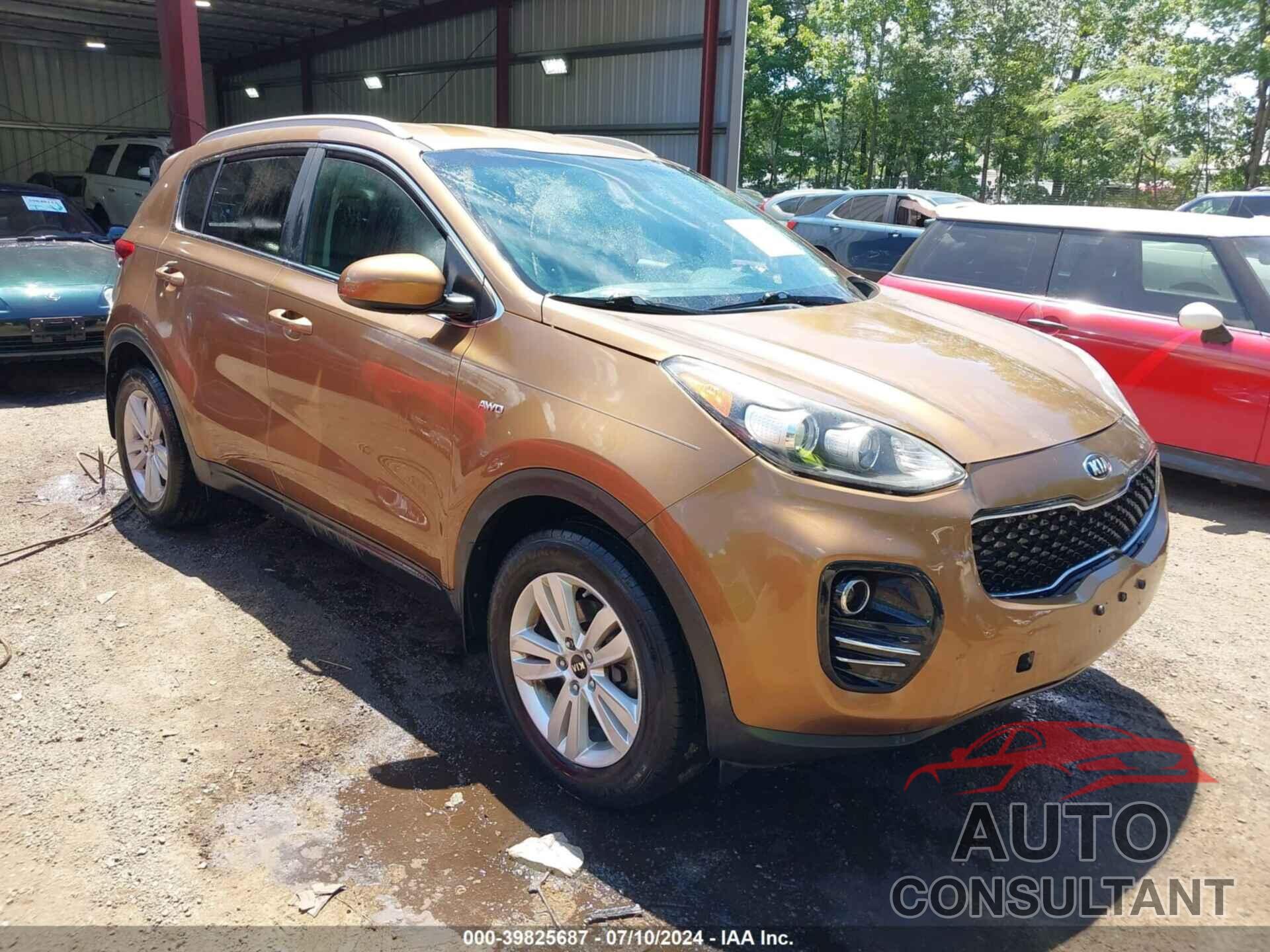 KIA SPORTAGE 2017 - KNDPMCAC3H7035499