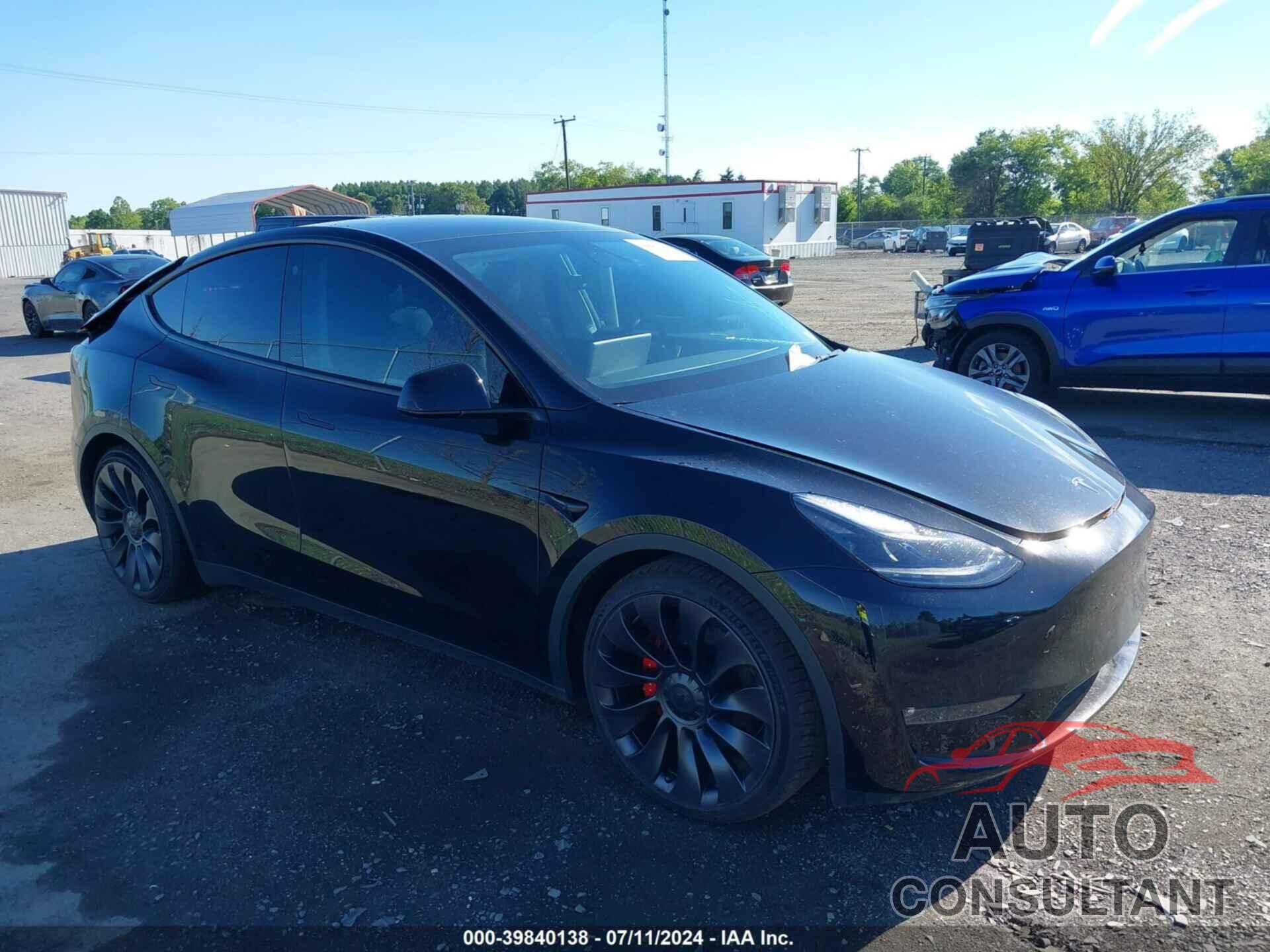 TESLA MODEL Y 2022 - 7SAYGDEF1NF309068