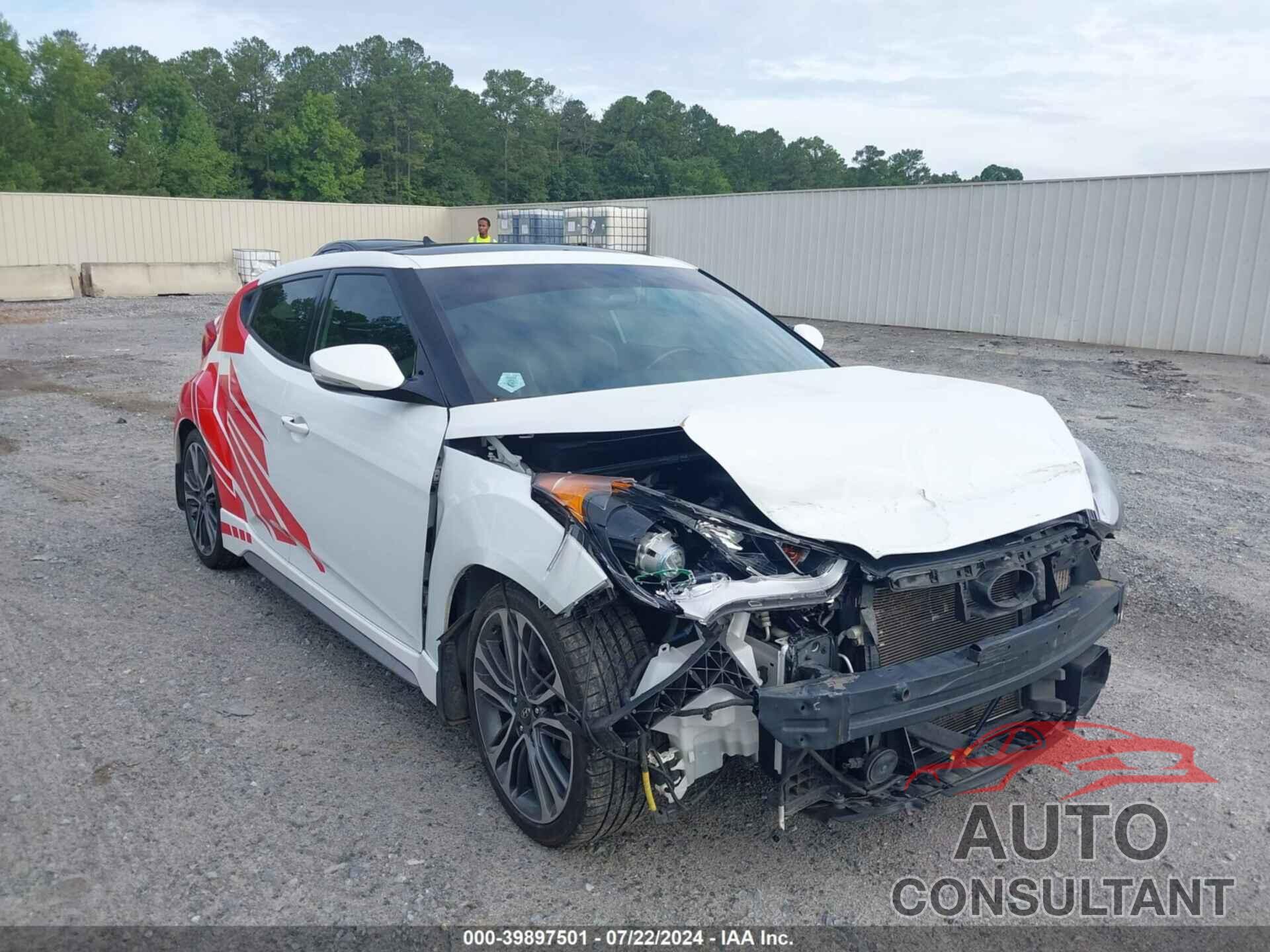 HYUNDAI VELOSTER 2016 - KMHTC6AE4GU292333