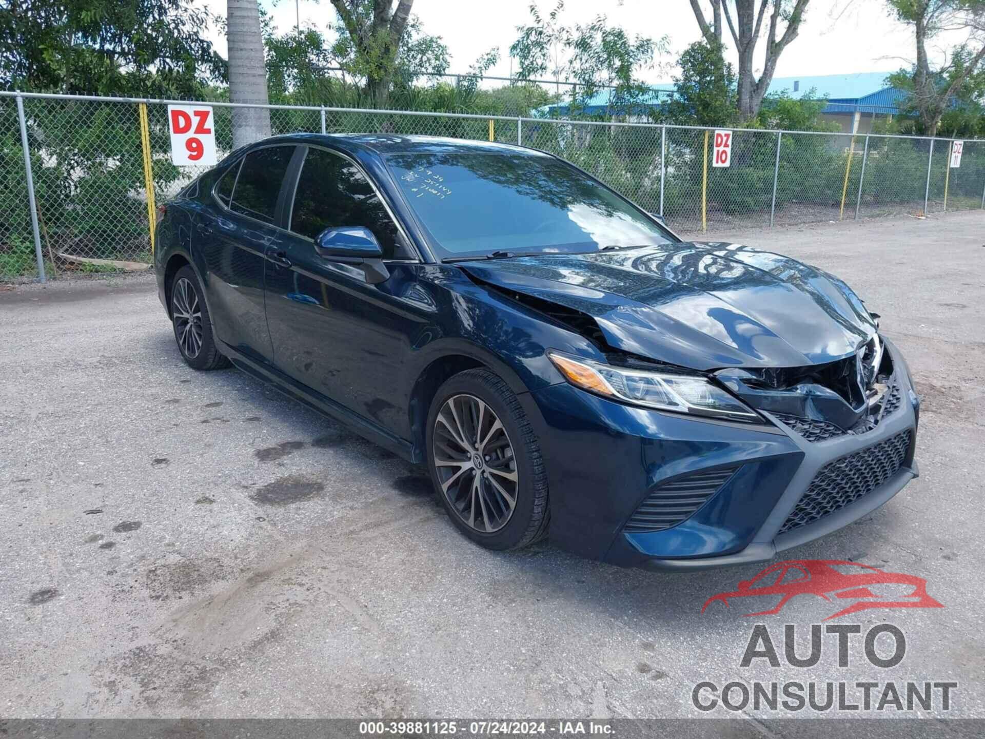 TOYOTA CAMRY 2019 - 4T1B11HK3KU710017