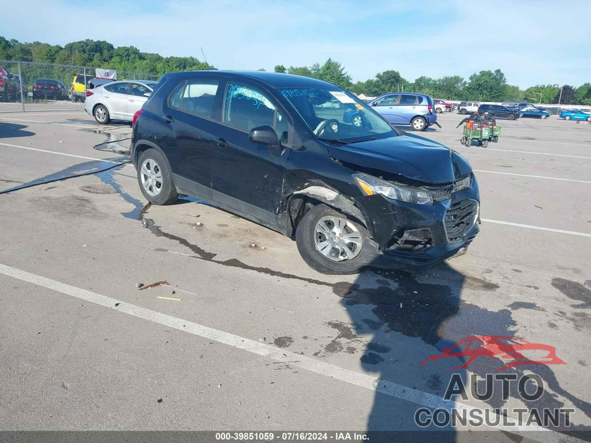 CHEVROLET TRAX 2018 - 3GNCJKSB0JL294273