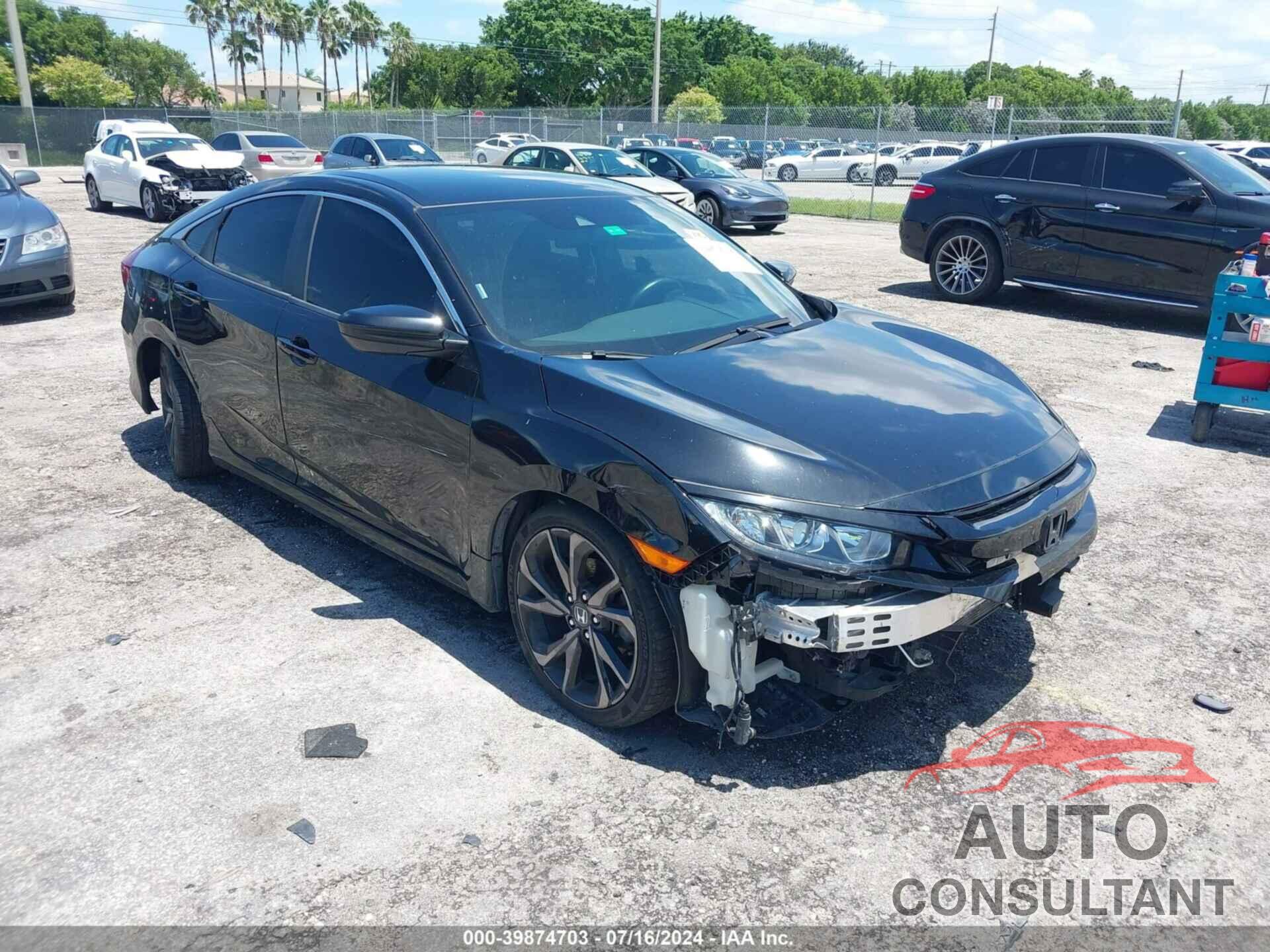 HONDA CIVIC 2020 - 19XFC2F80LE021937