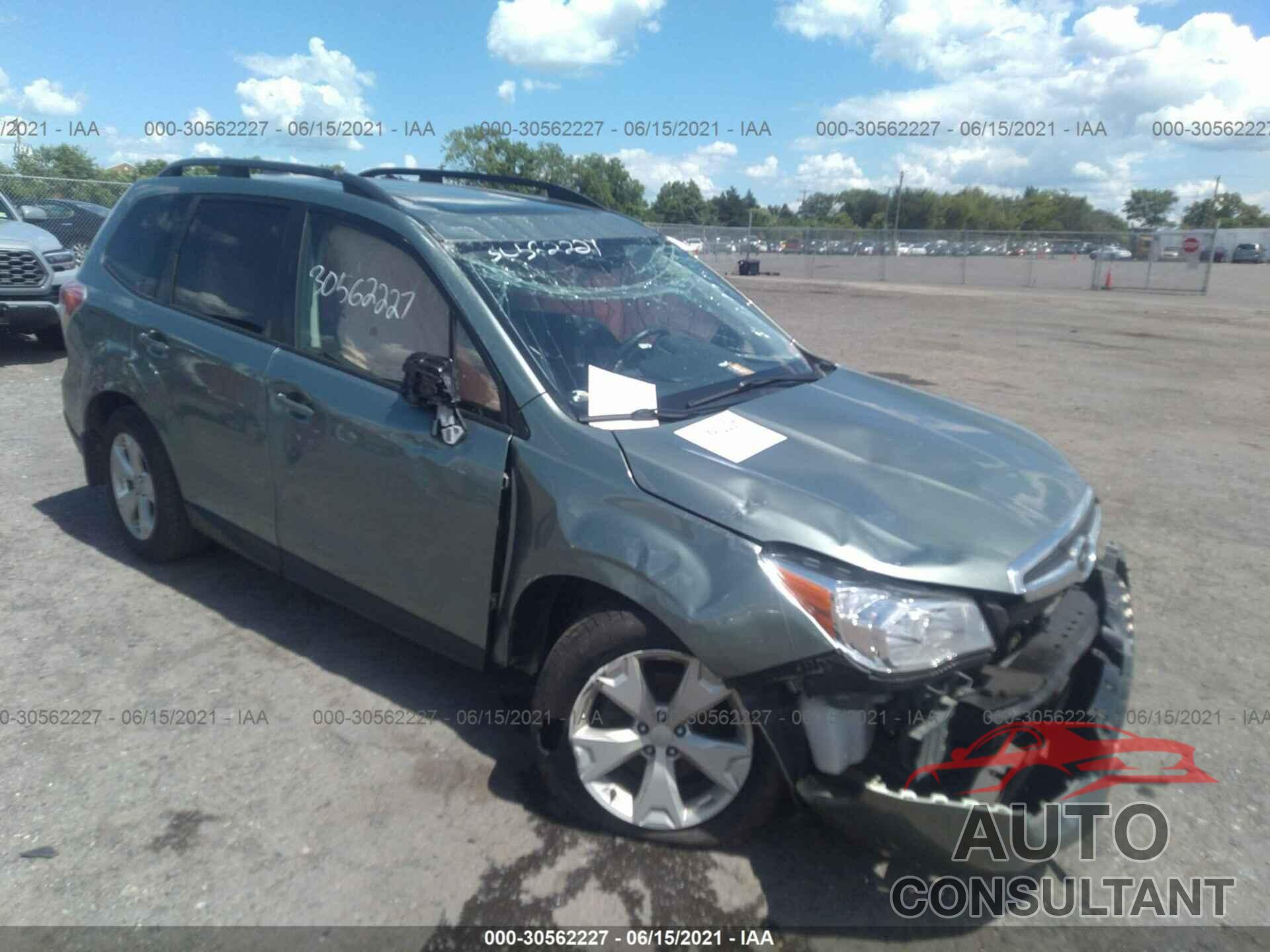 SUBARU FORESTER 2016 - JF2SJADC8GH439721