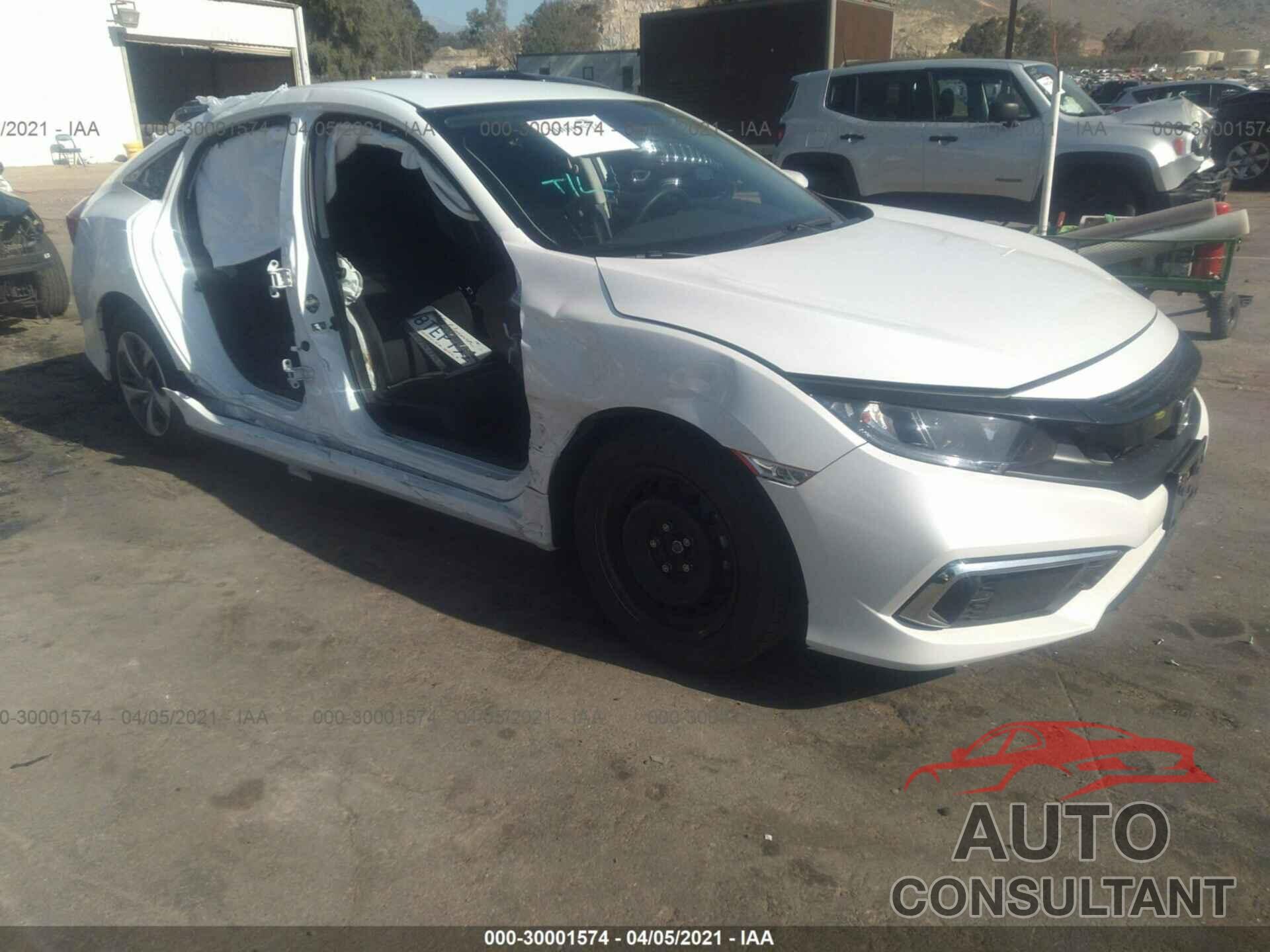 HONDA CIVIC SEDAN 2020 - 19XFC2F67LE209921