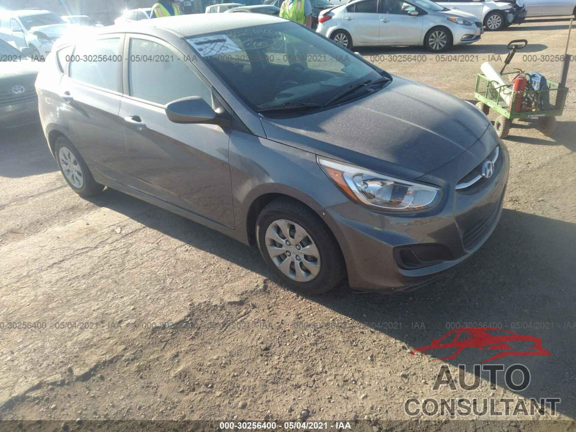 HYUNDAI ACCENT 2017 - KMHCT5AE6HU345920