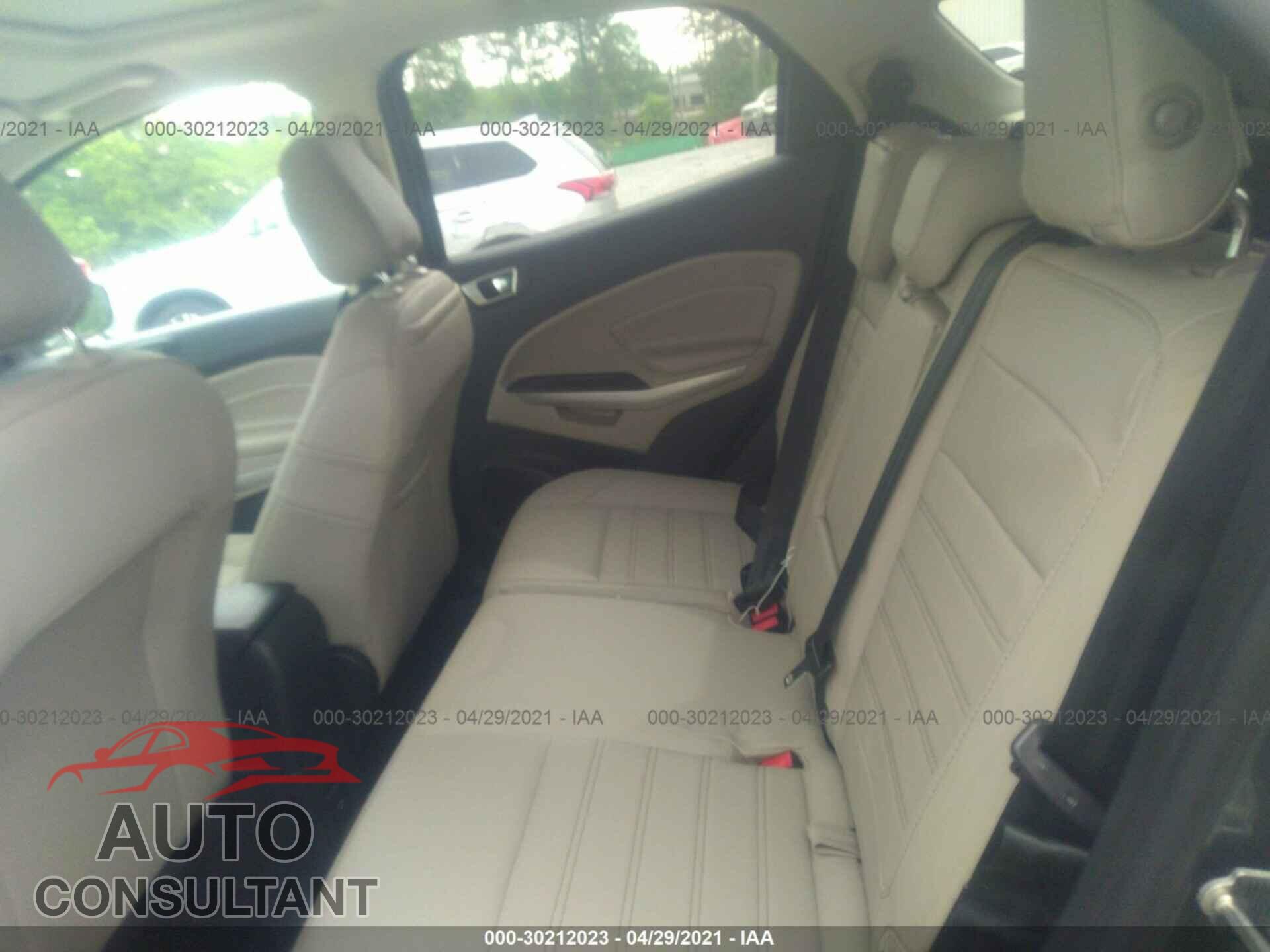 FORD ECOSPORT 2021 - MAJ6S3KL0MC412474
