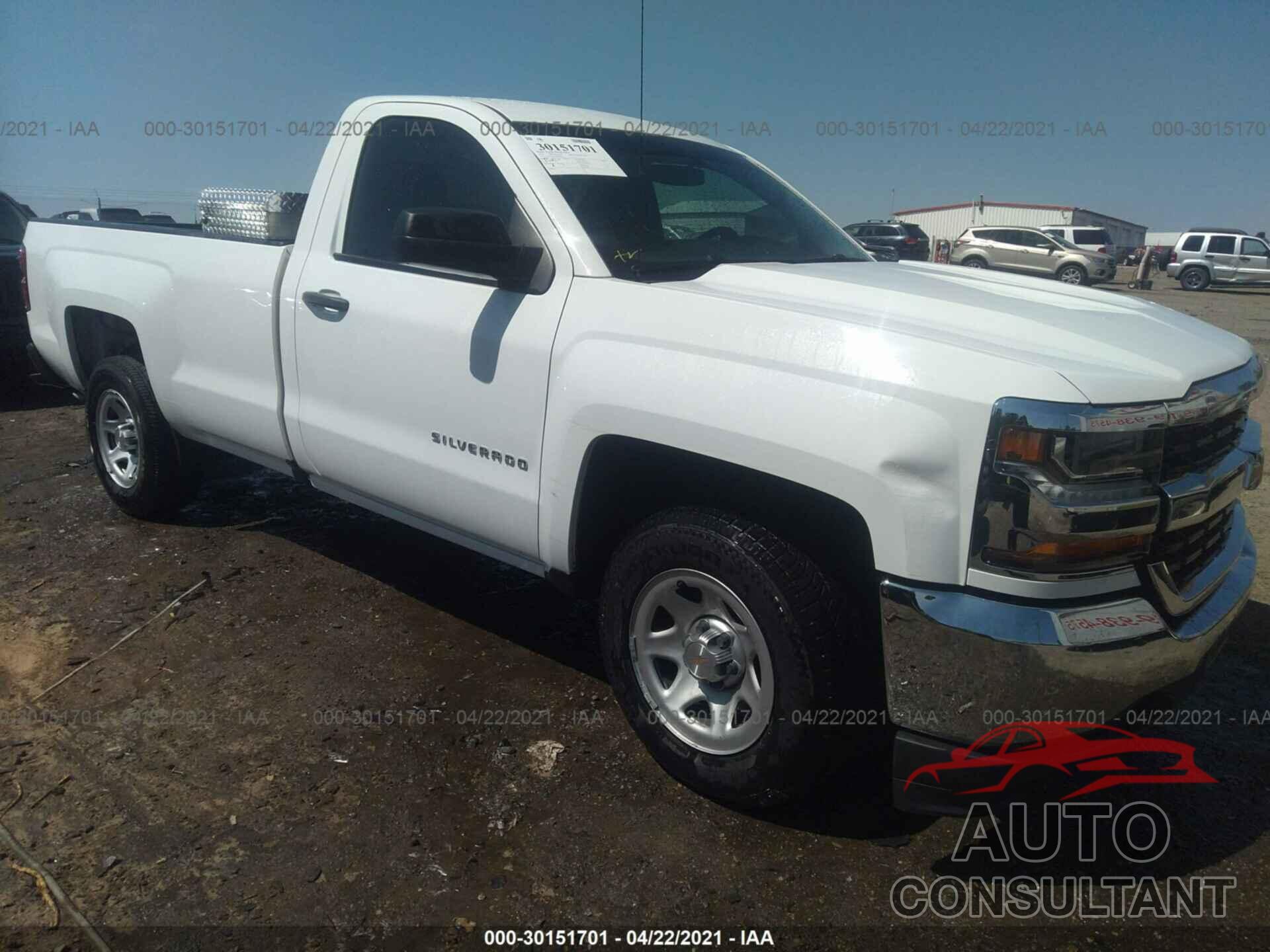 CHEVROLET SILVERADO 1500 2018 - 1GCNCNEC5JZ906672