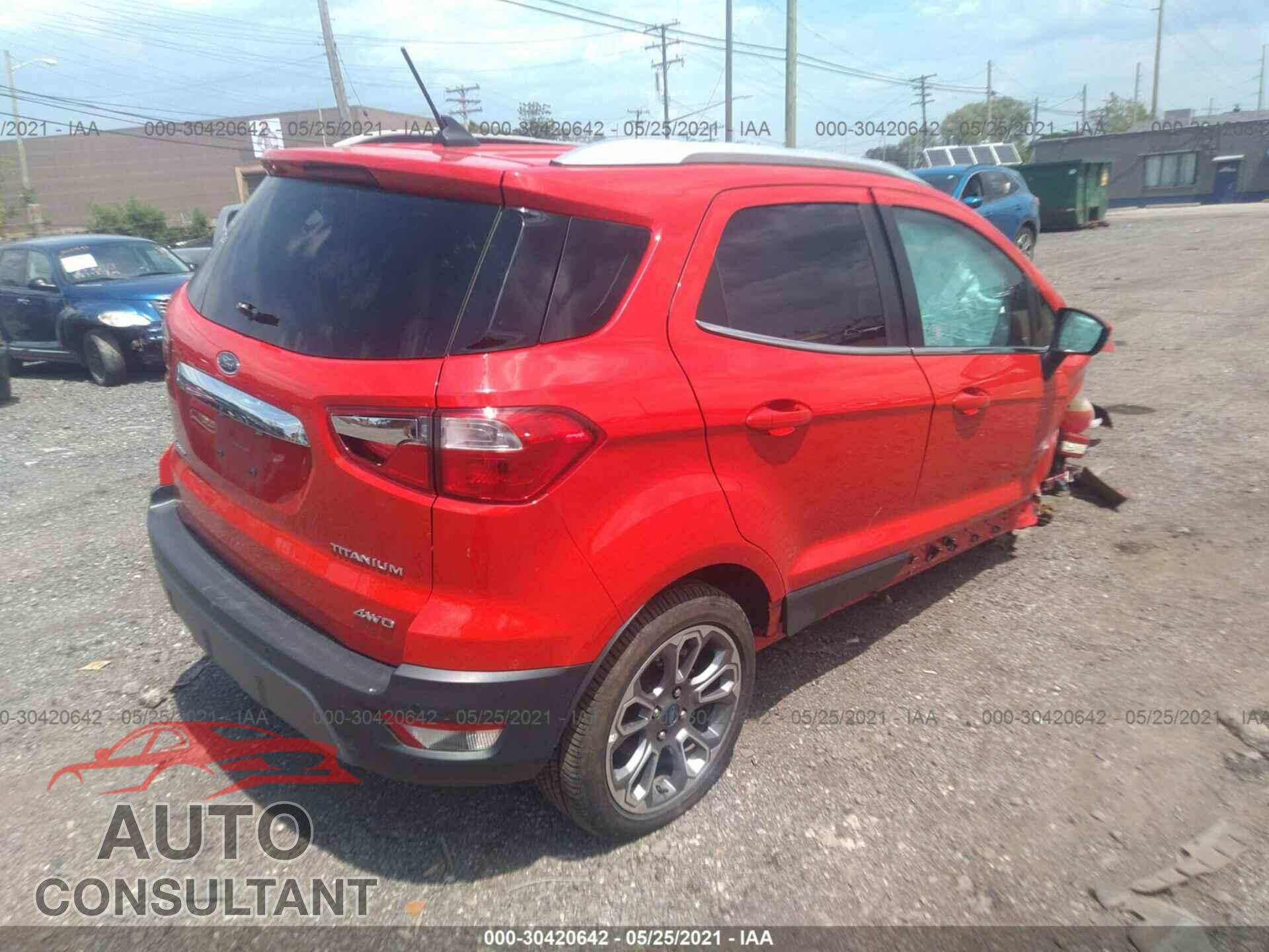 FORD ECOSPORT 2020 - MAJ6S3KL1LC367639