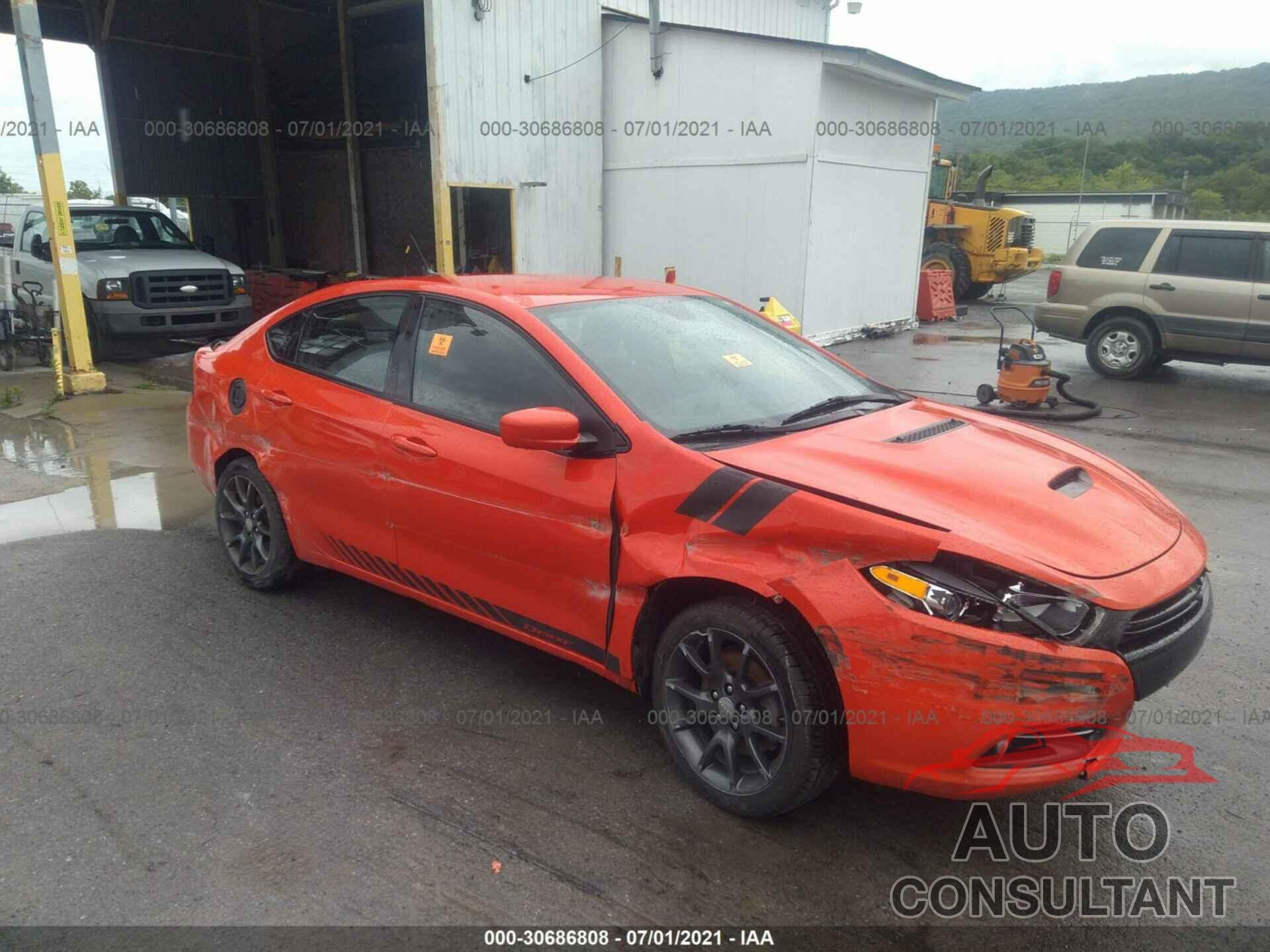 DODGE DART 2016 - 1C3CDFBB9GD738714