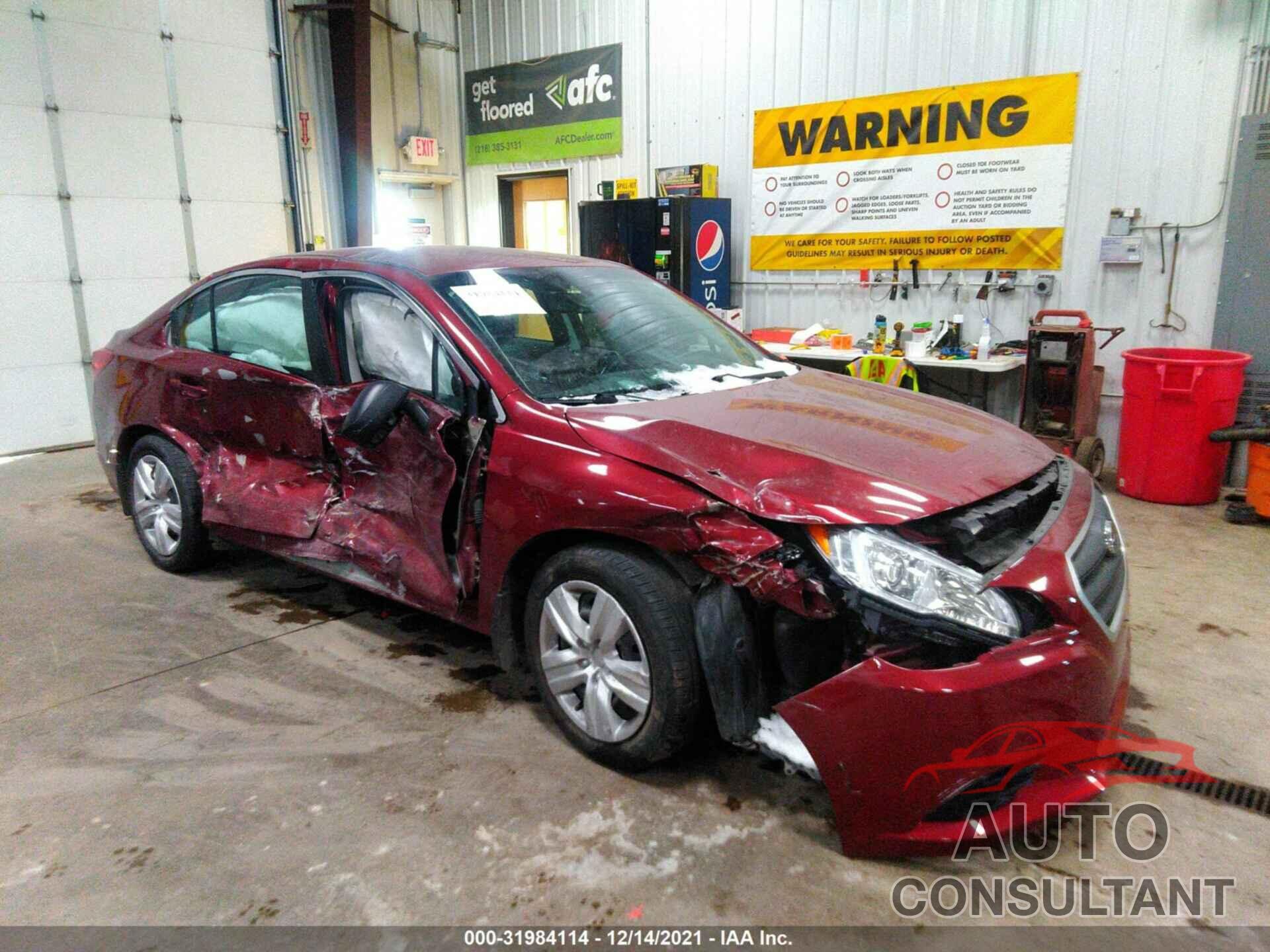 SUBARU LEGACY 2016 - 4S3BNBA68G3044703