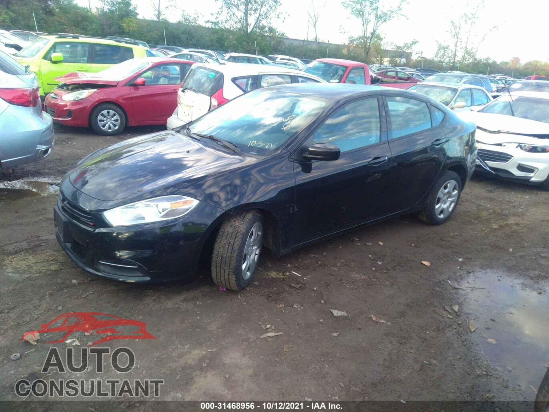 DODGE DART 2016 - 1C3CDFAA8GD544006