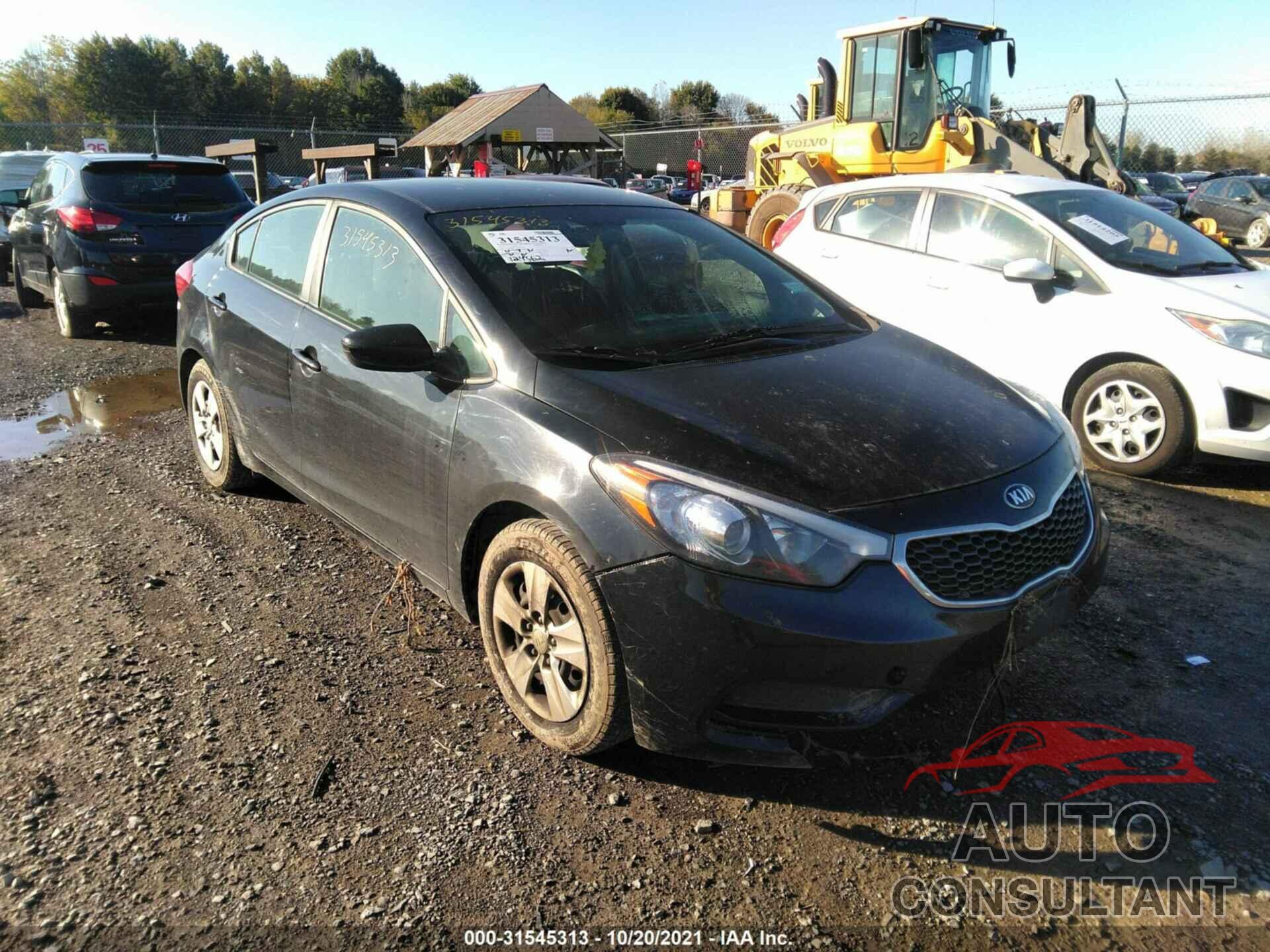 KIA FORTE 2016 - KNAFK4A67G5612785