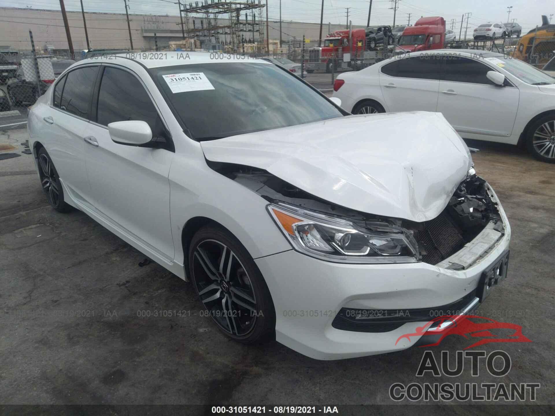 HONDA ACCORD SEDAN 2016 - 1HGCR2F52GA050843