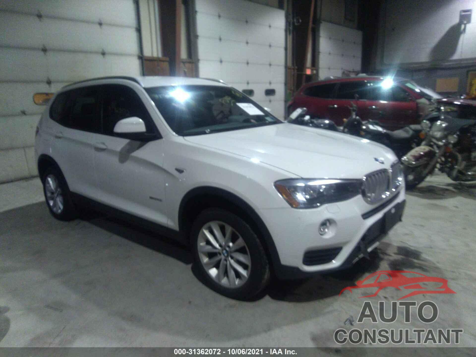 BMW X3 2017 - 5UXWZ7C32H0V86502