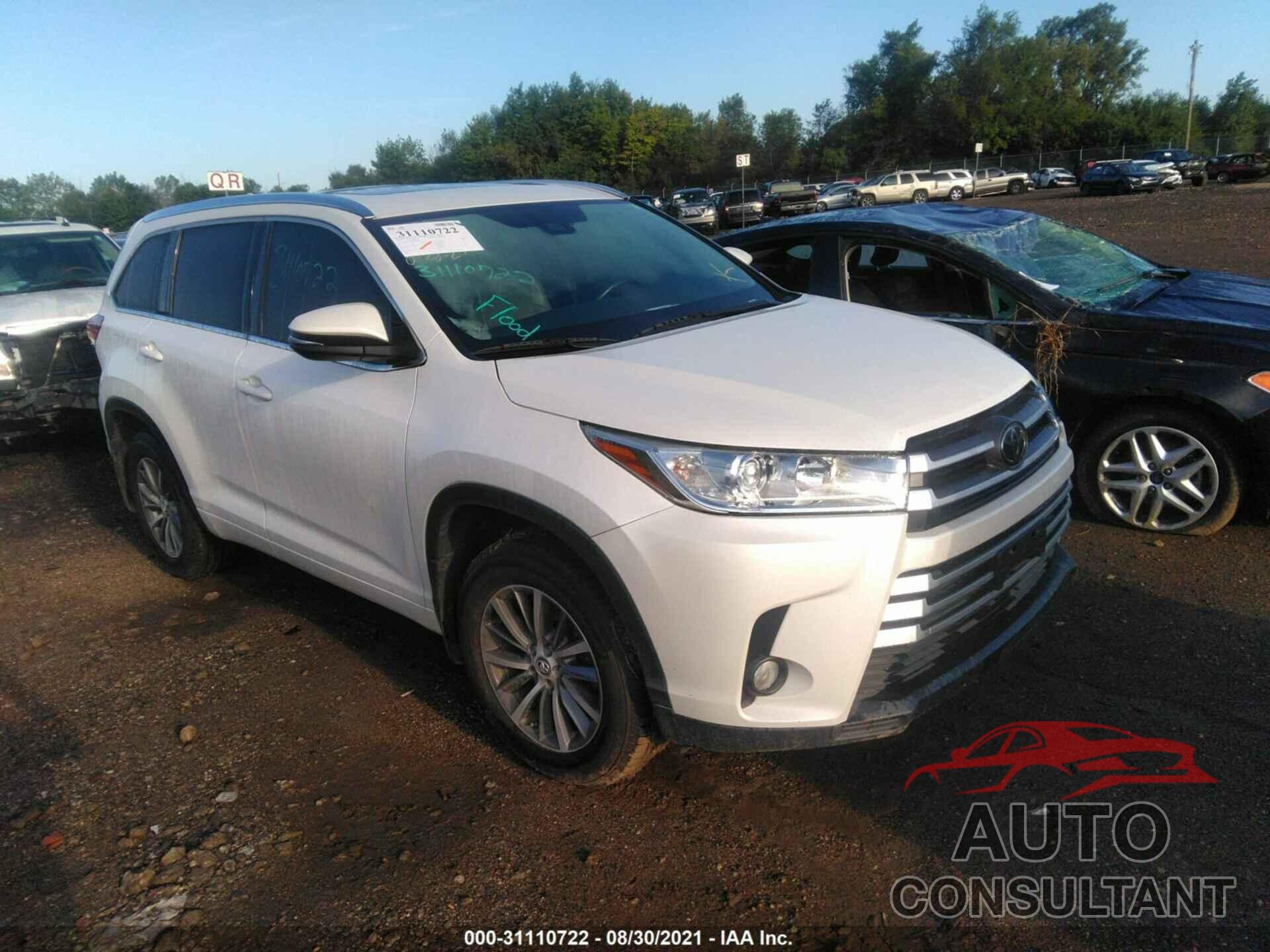 TOYOTA HIGHLANDER 2018 - 5TDJZRFHXJS487363