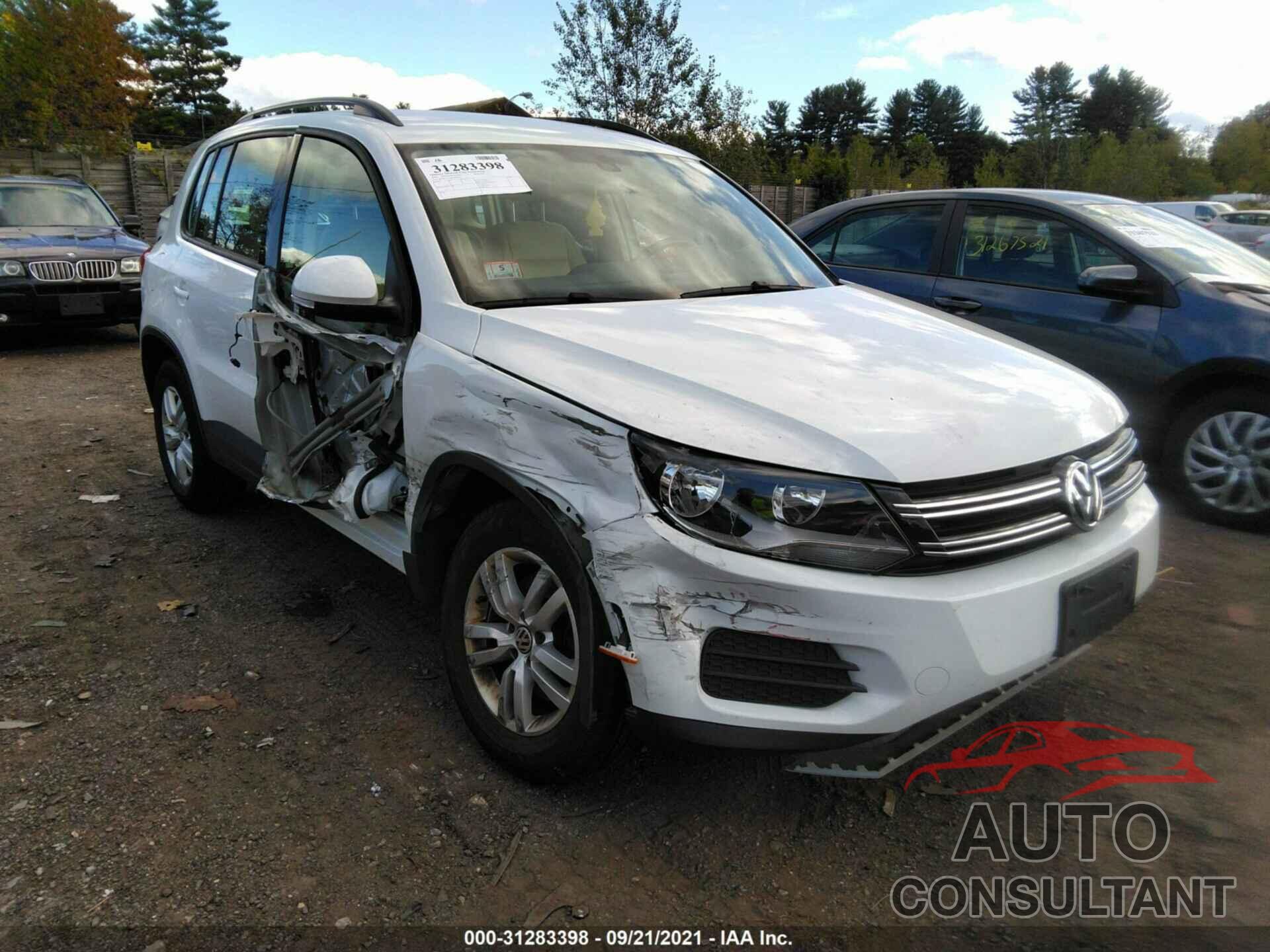 VOLKSWAGEN TIGUAN 2016 - WVGBV7AX8GW607832