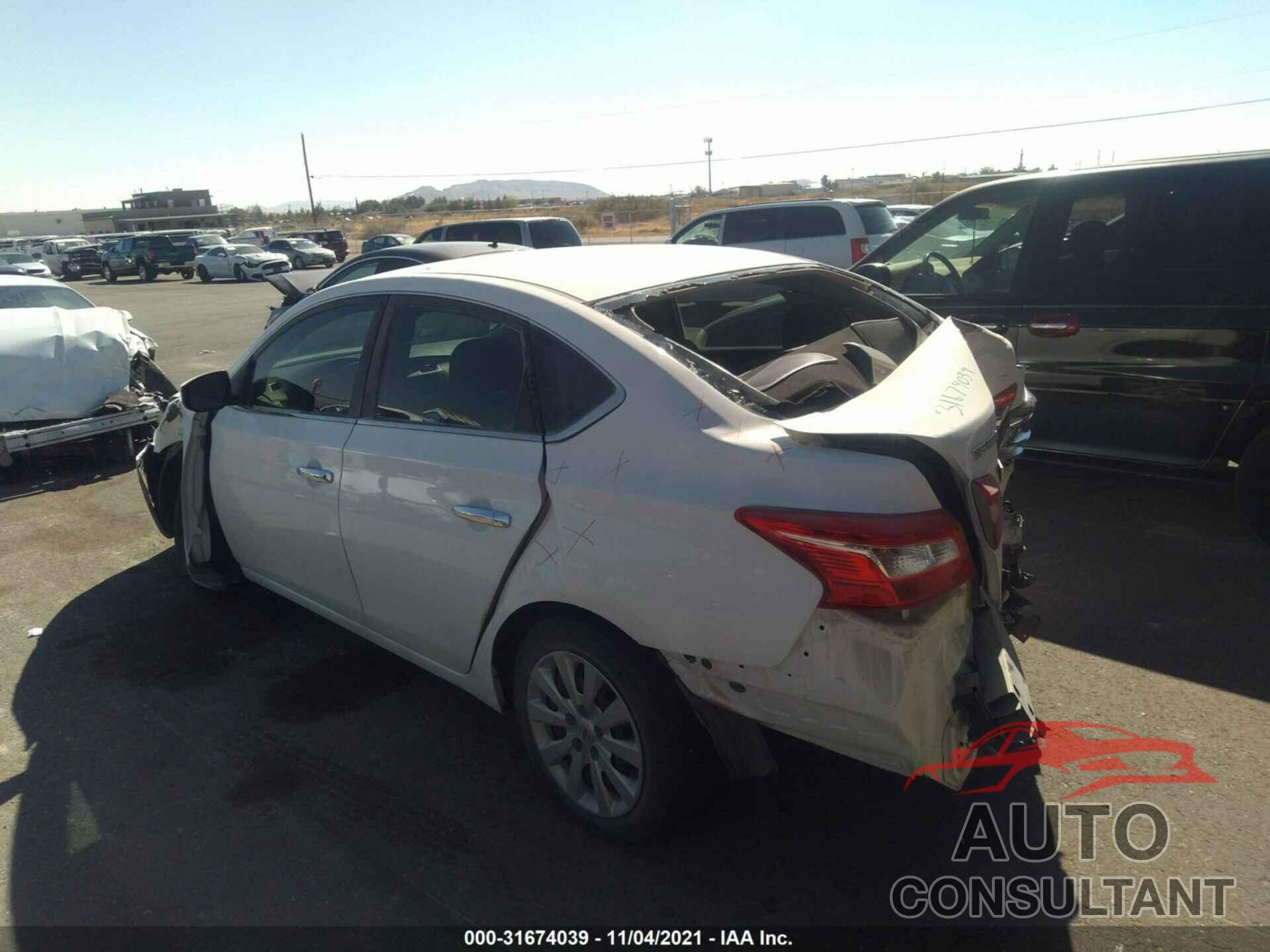 NISSAN SENTRA 2019 - 3N1AB7APXKY285644