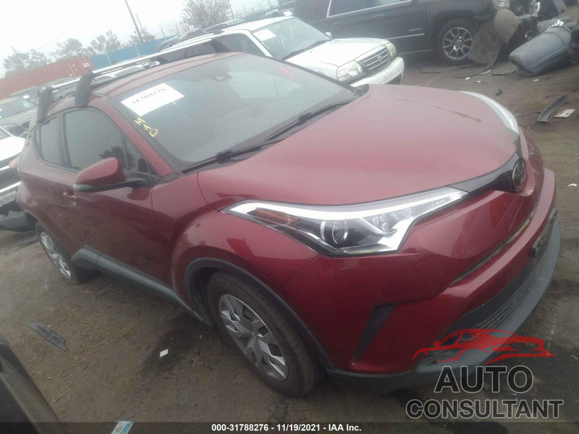 TOYOTA C-HR 2019 - JTNKHMBX9K1028116