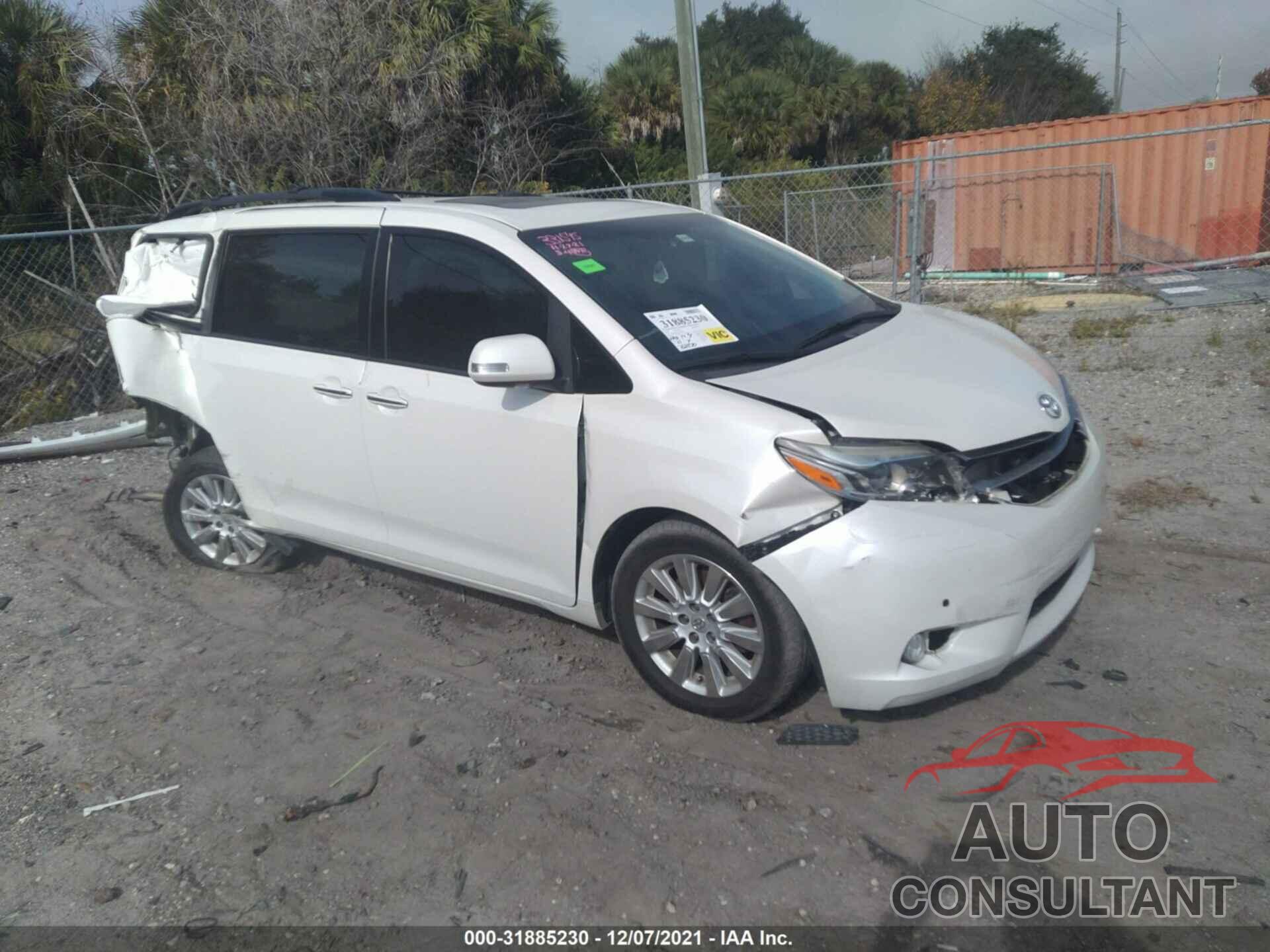 TOYOTA SIENNA 2016 - 5TDYK3DC6GS764042