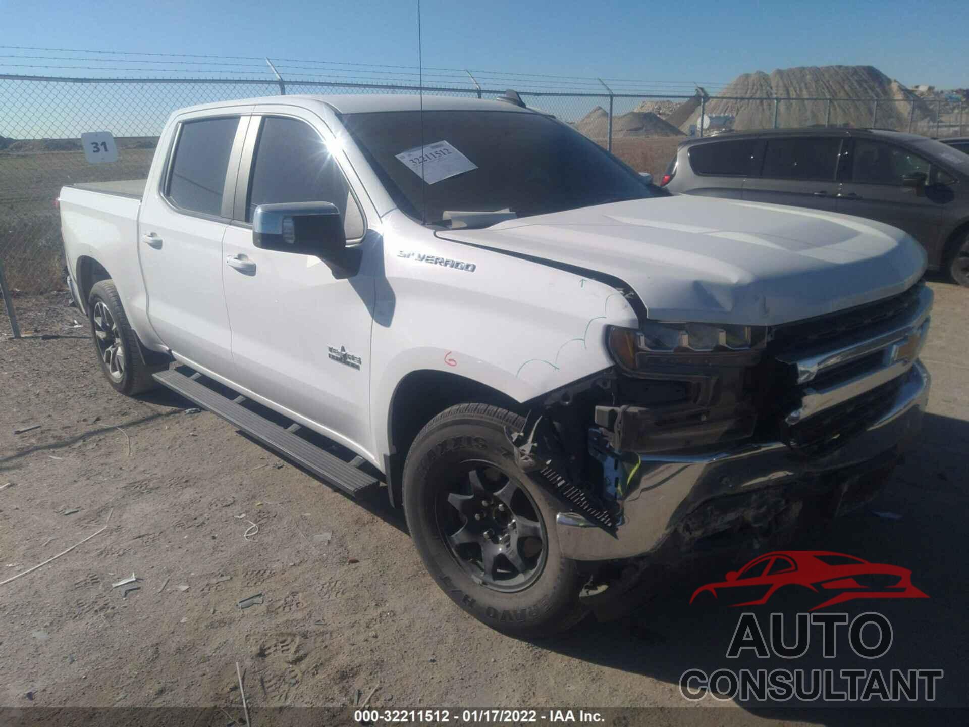 CHEVROLET SILVERADO 1500 2020 - 1GCPWCED5LZ159266