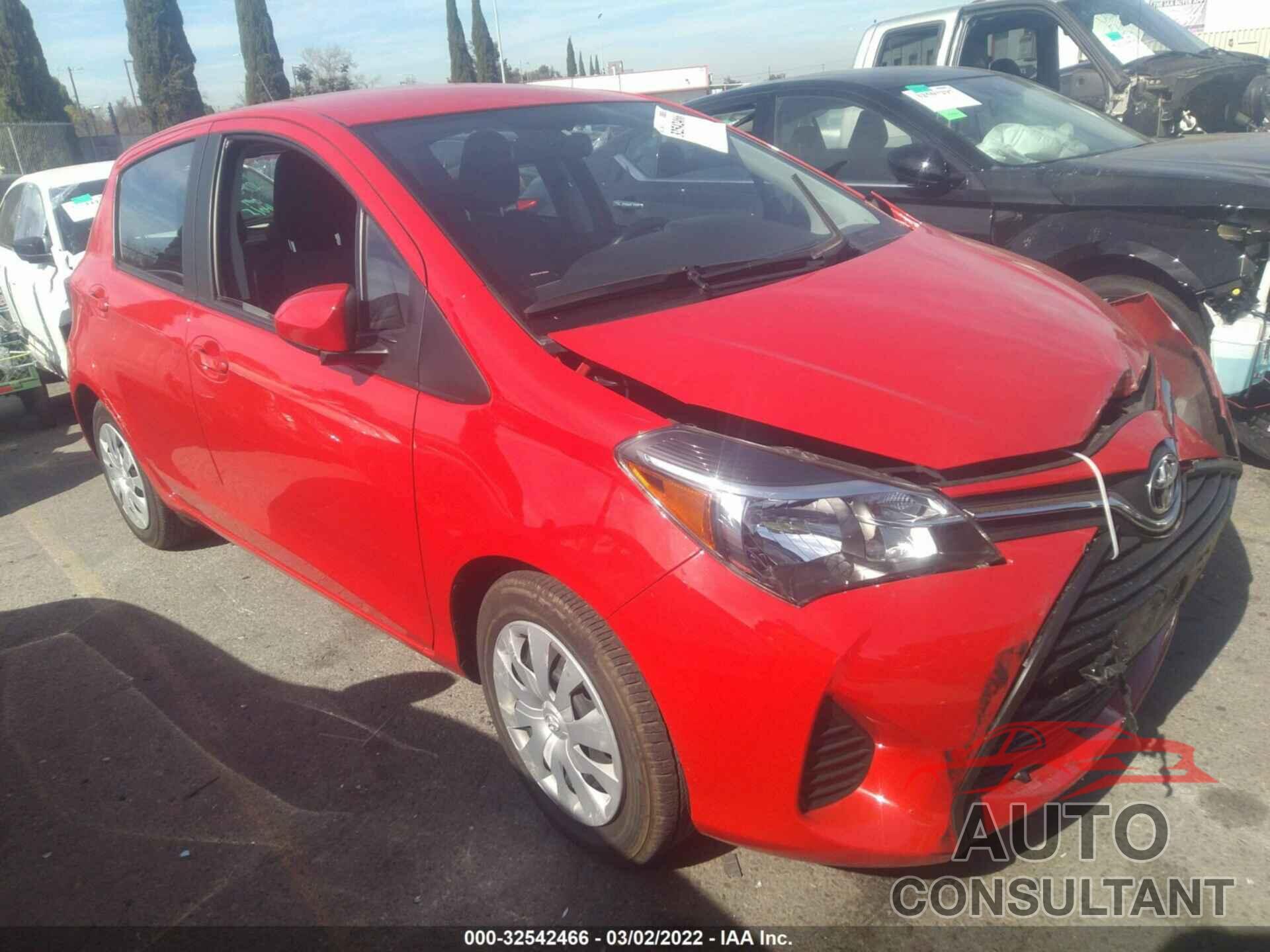 TOYOTA YARIS 2016 - VNKKTUD34GA070351