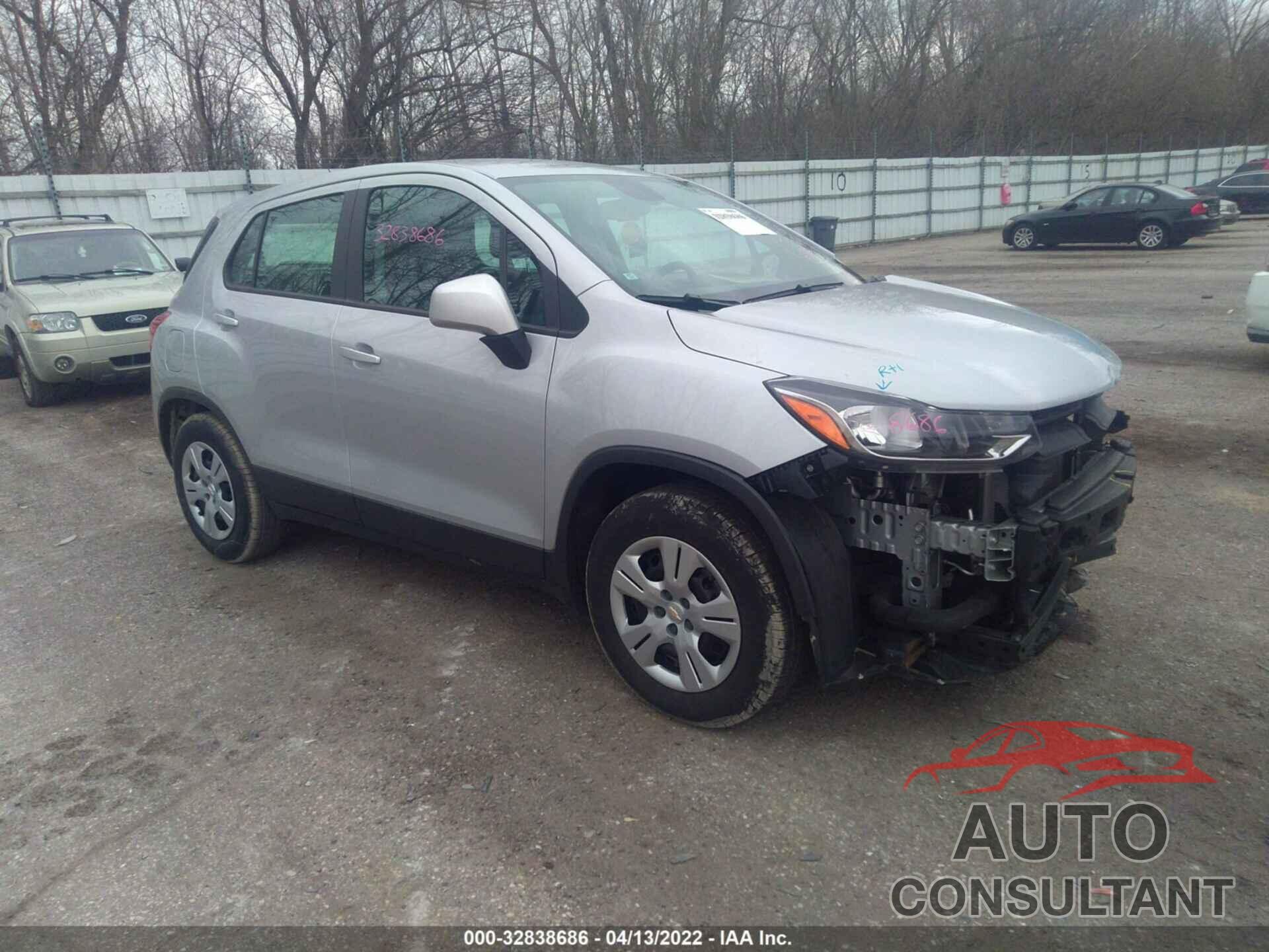 CHEVROLET TRAX 2018 - 3GNCJKSB0JL415996