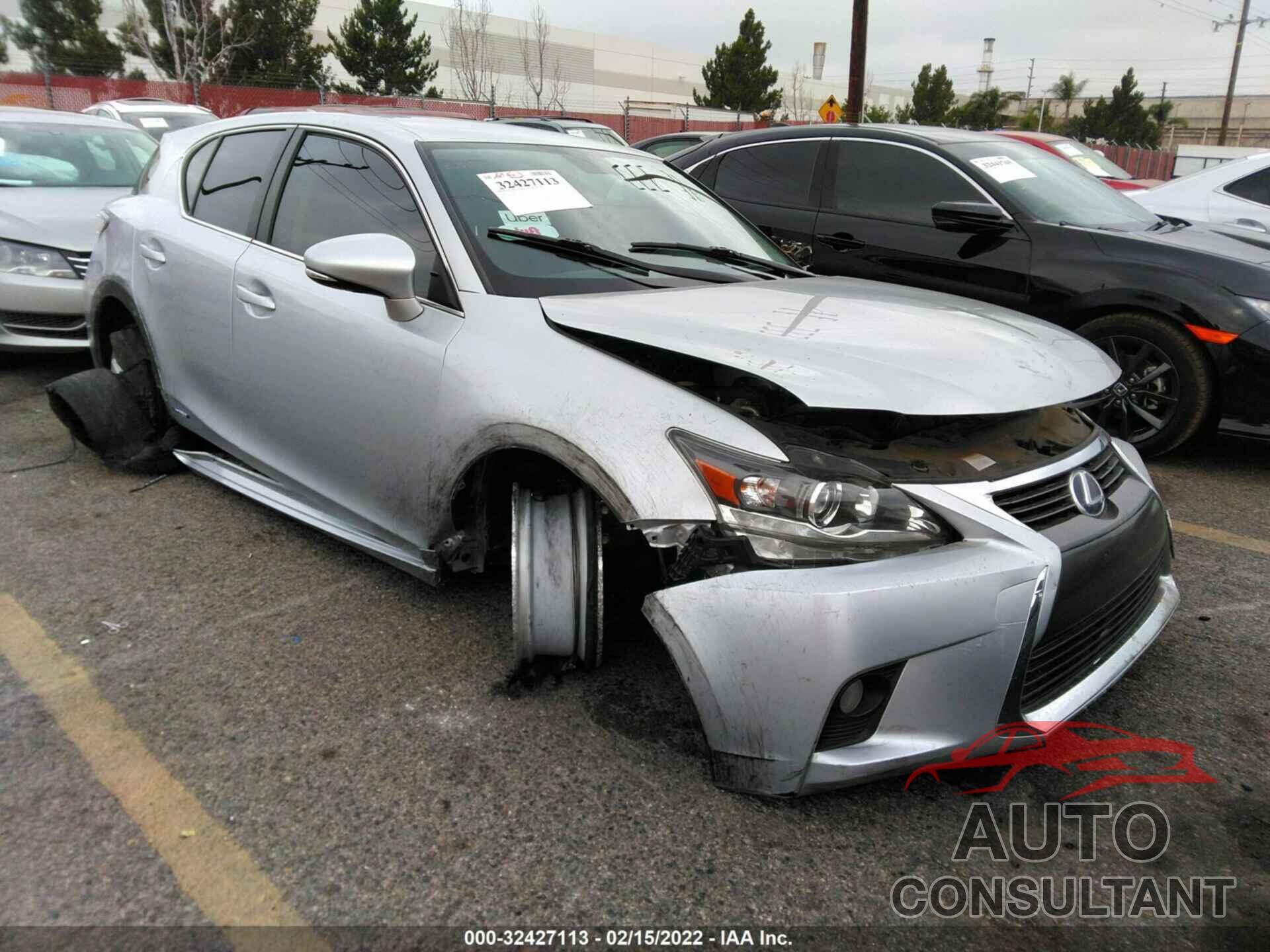 LEXUS CT 200H 2016 - JTHKD5BH6G2276659