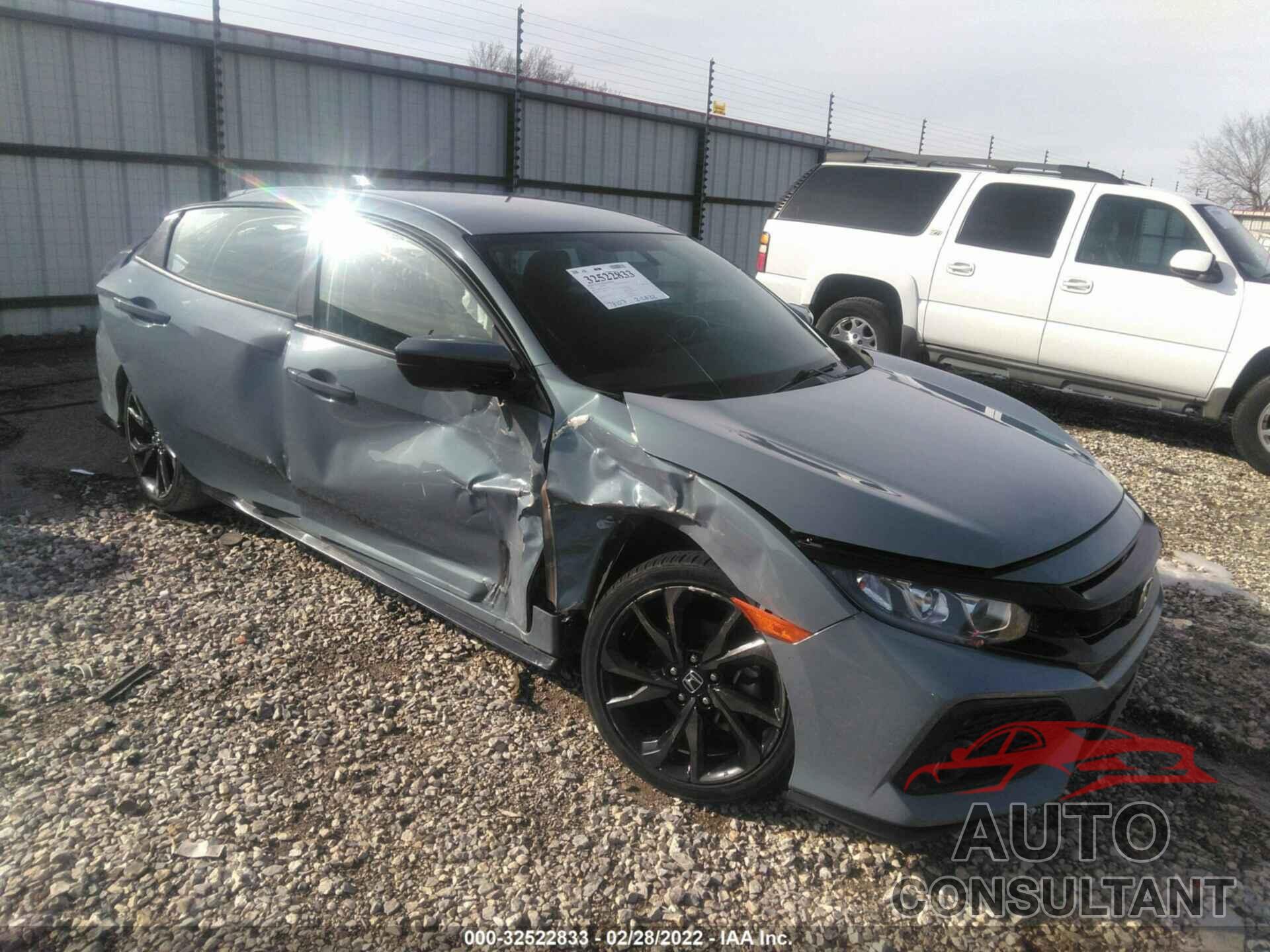 HONDA CIVIC HATCHBACK 2018 - SHHFK7H4XJU201846