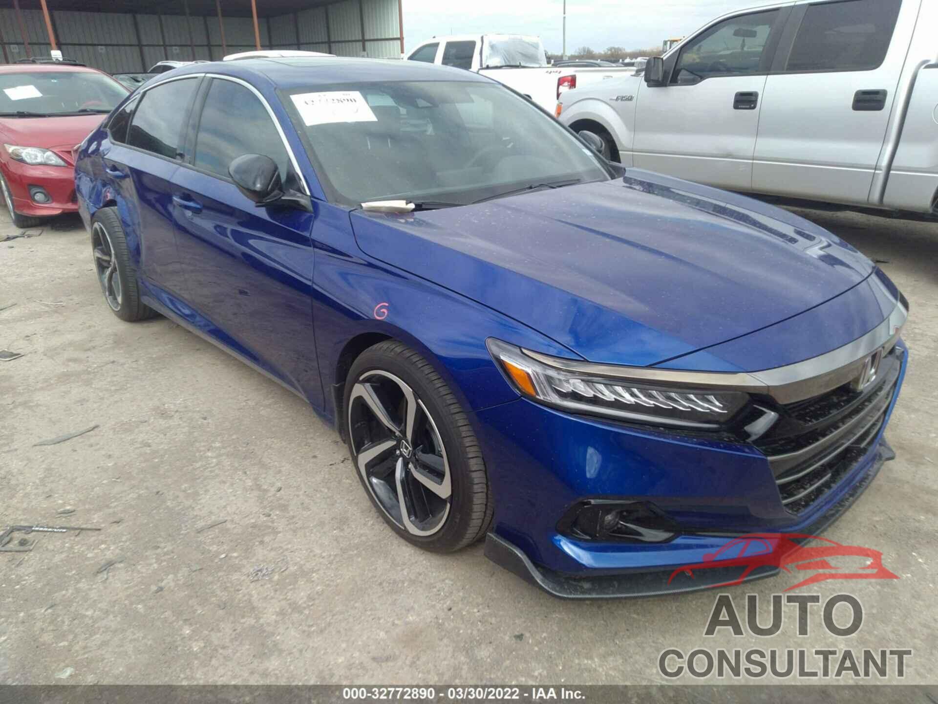 HONDA ACCORD SEDAN 2021 - 1HGCV2F38MA032207