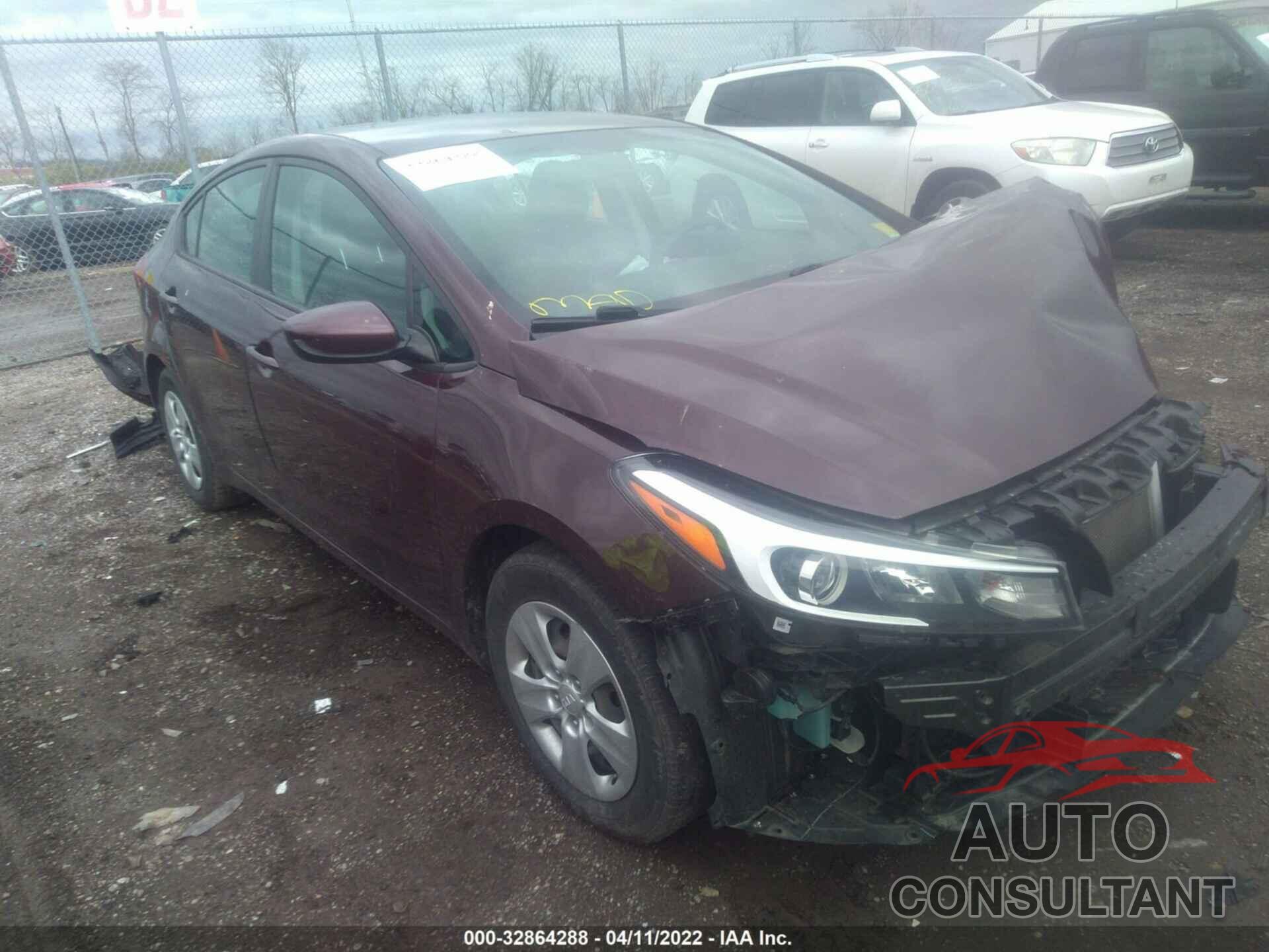 KIA FORTE 2017 - 3KPFK4A75HE139194