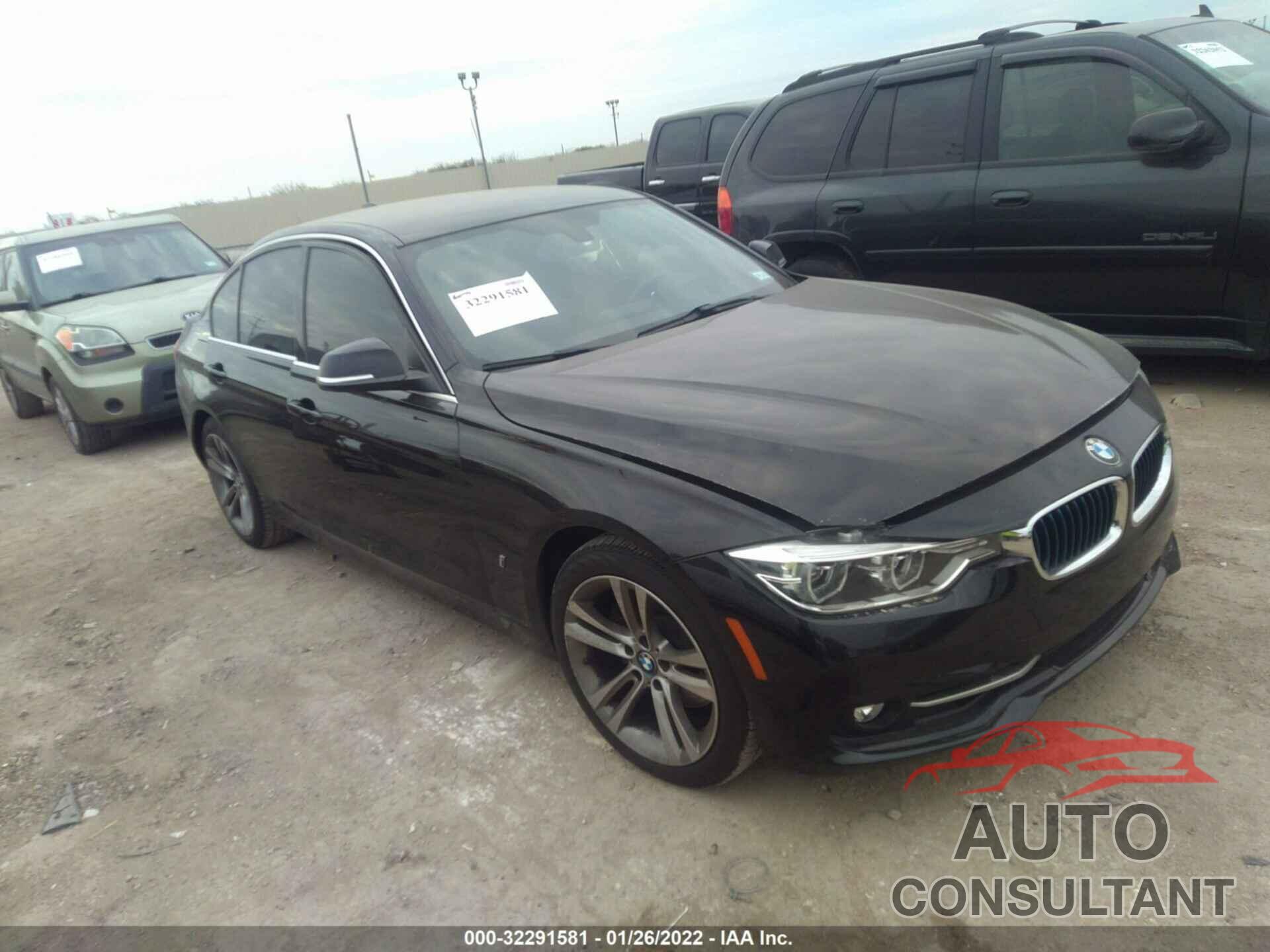 BMW 3 SERIES 2018 - WBA8E1C50JA167534