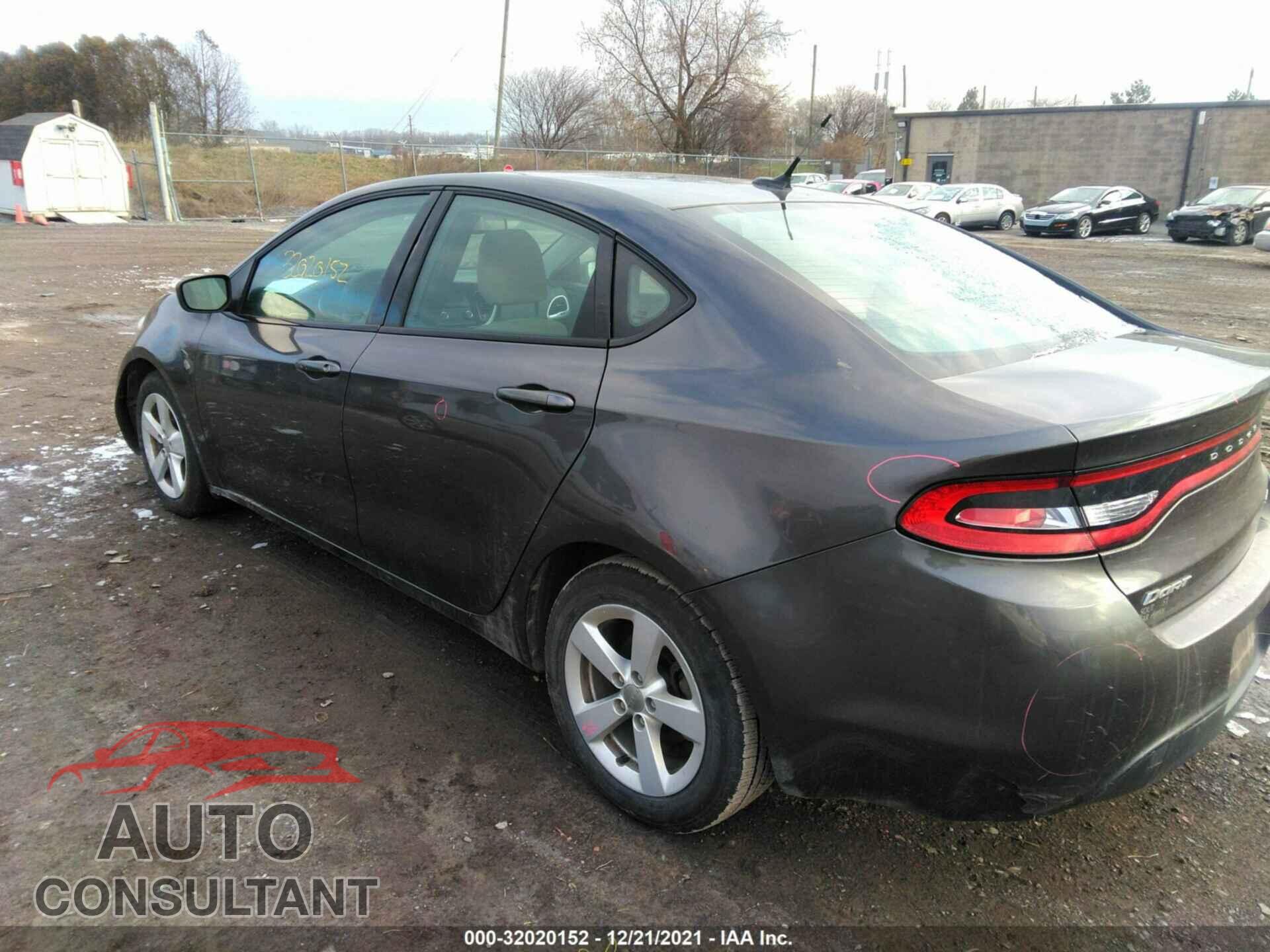 DODGE DART 2016 - 1C3CDFBBXGD563891