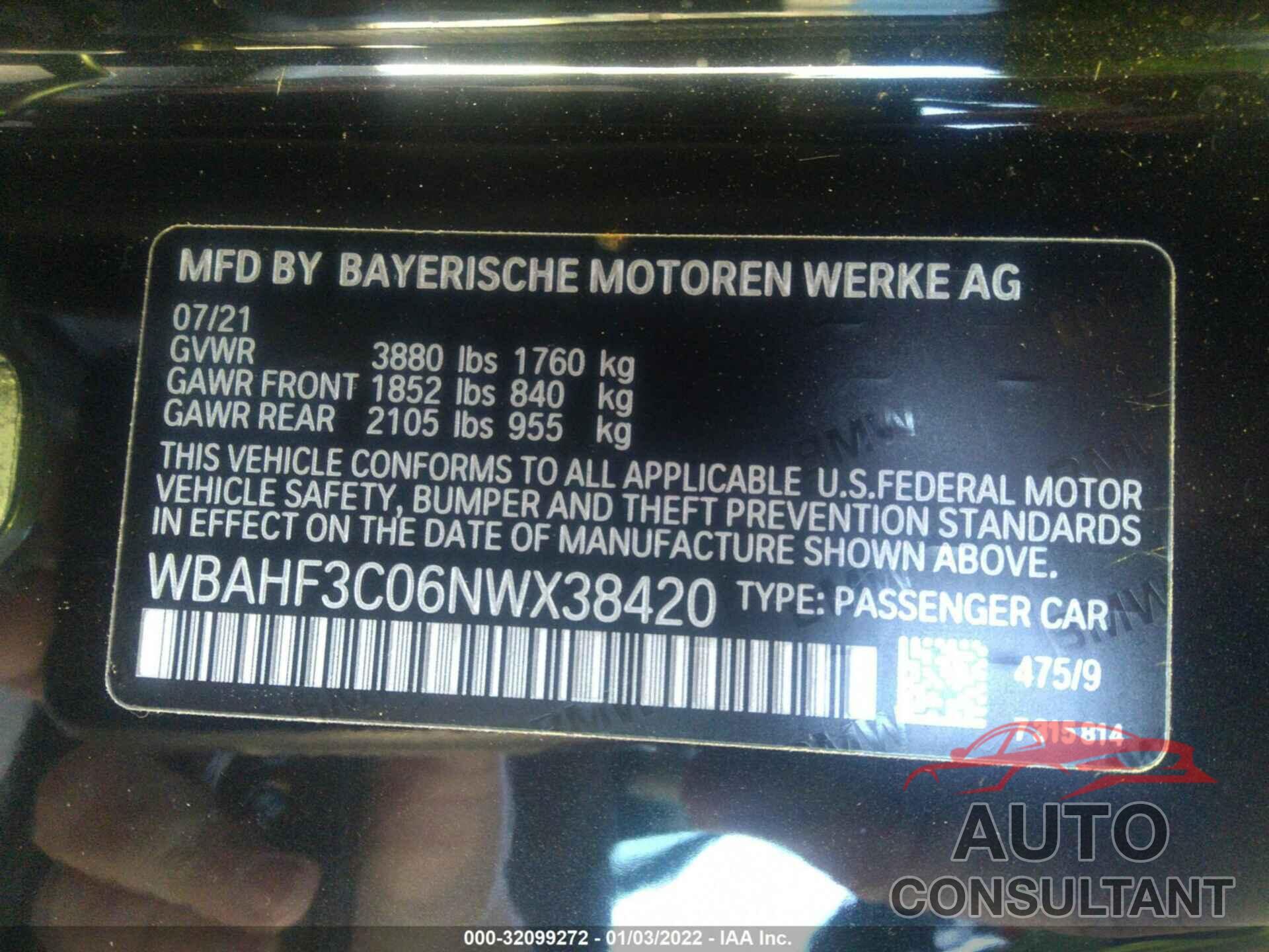 BMW Z4 2022 - WBAHF3C06NWX38420