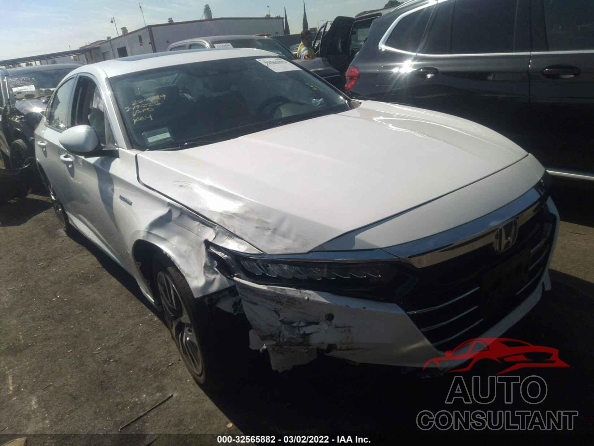 HONDA ACCORD HYBRID 2022 - 1HGCV3F57NA001586