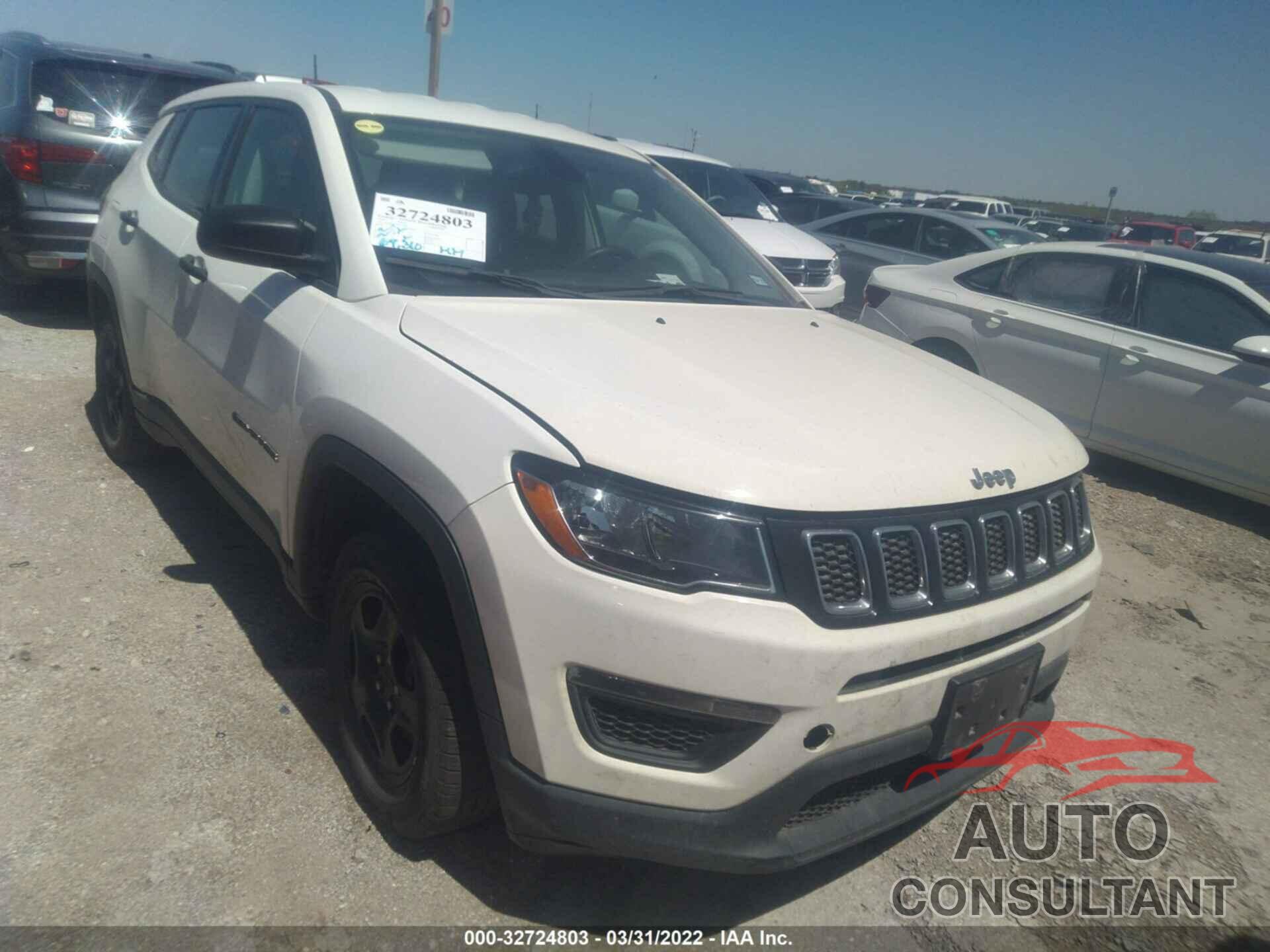 JEEP COMPASS 2018 - 3C4NJCAB5JT326885