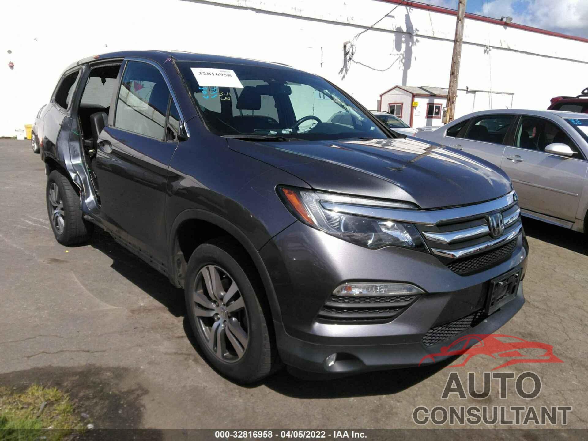 HONDA PILOT 2016 - 5FNYF6H62GB022977