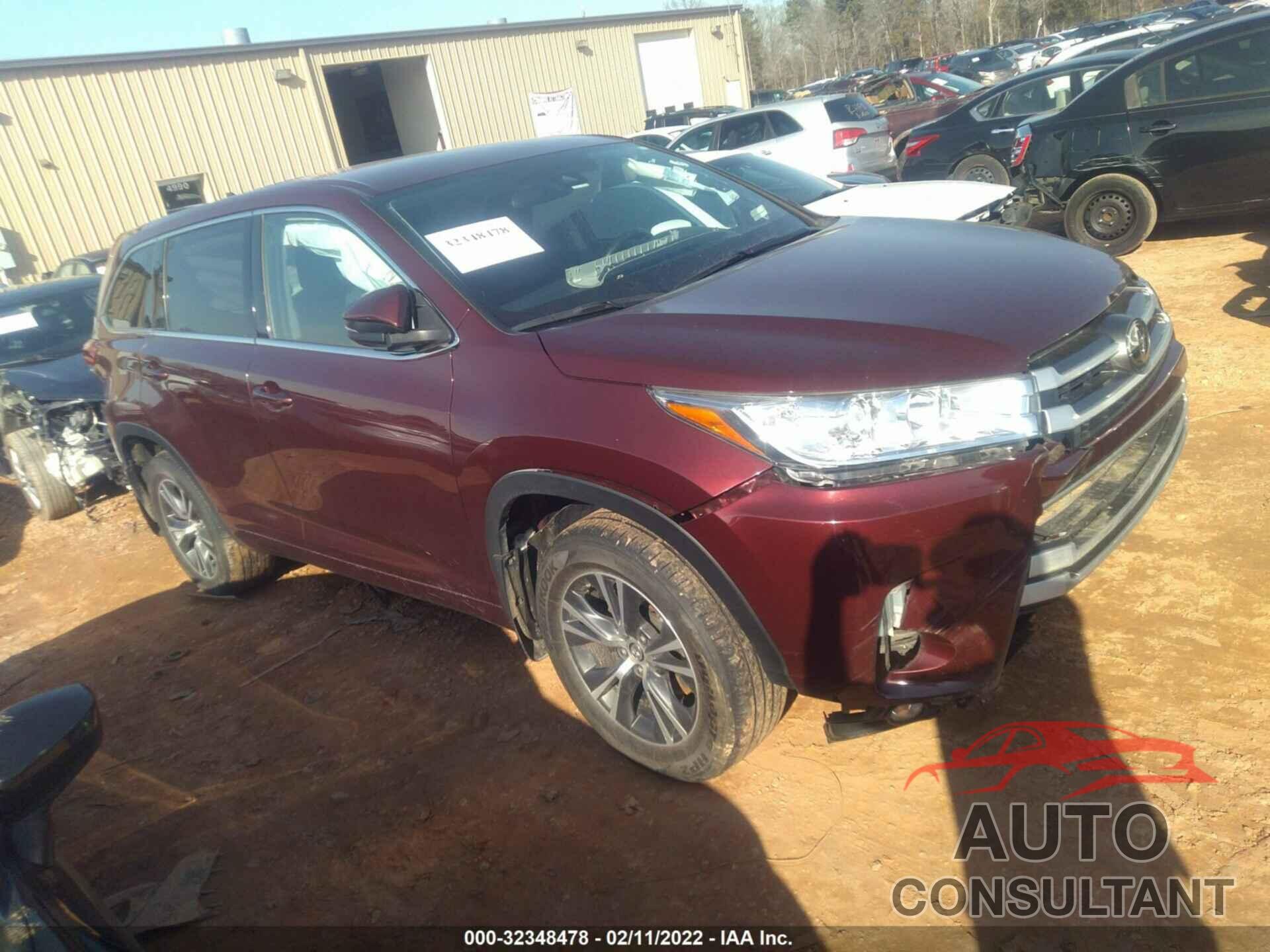 TOYOTA HIGHLANDER 2017 - 5TDBZRFH8HS409565
