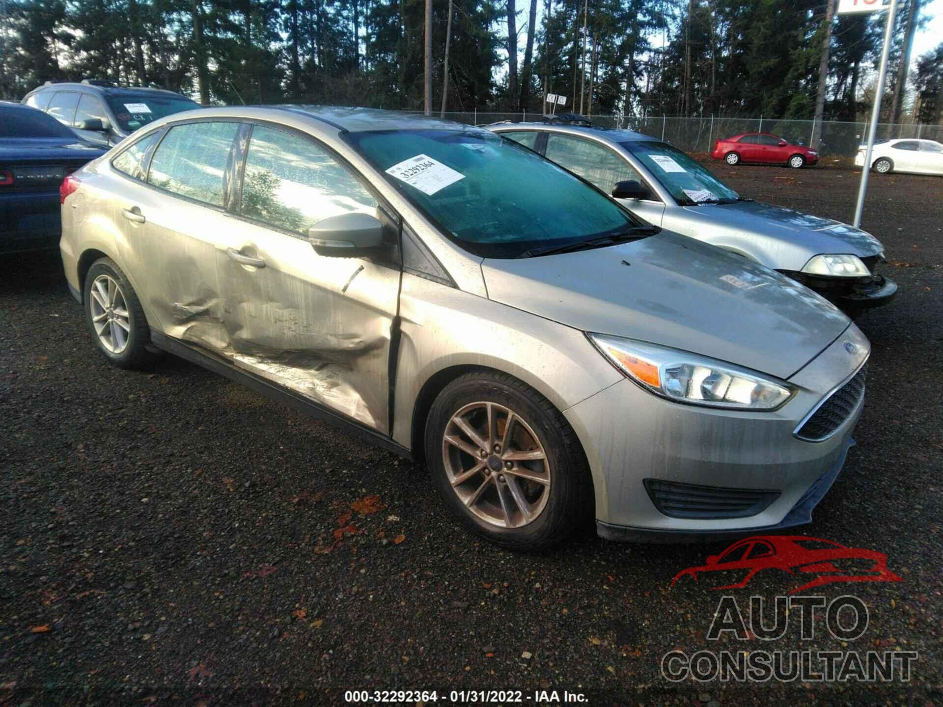FORD FOCUS 2016 - 1FADP3F23GL374902