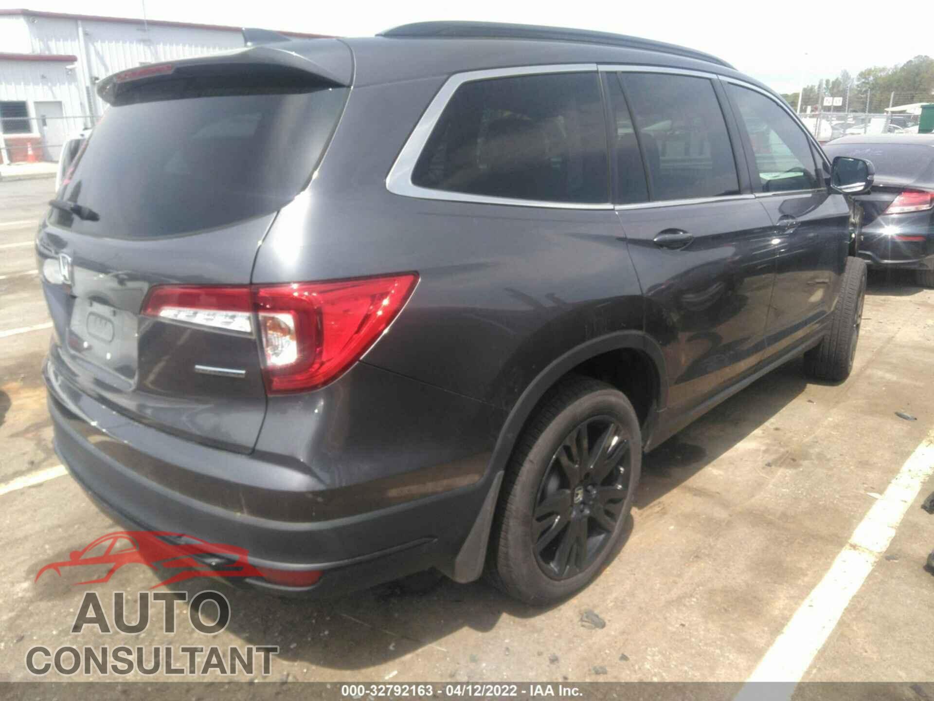 HONDA PILOT 2021 - 5FNYF5H26MB023326