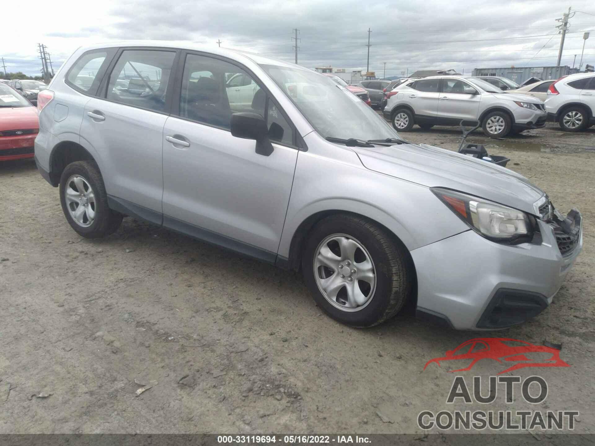 SUBARU FORESTER 2018 - JF2SJAAC4JH603834
