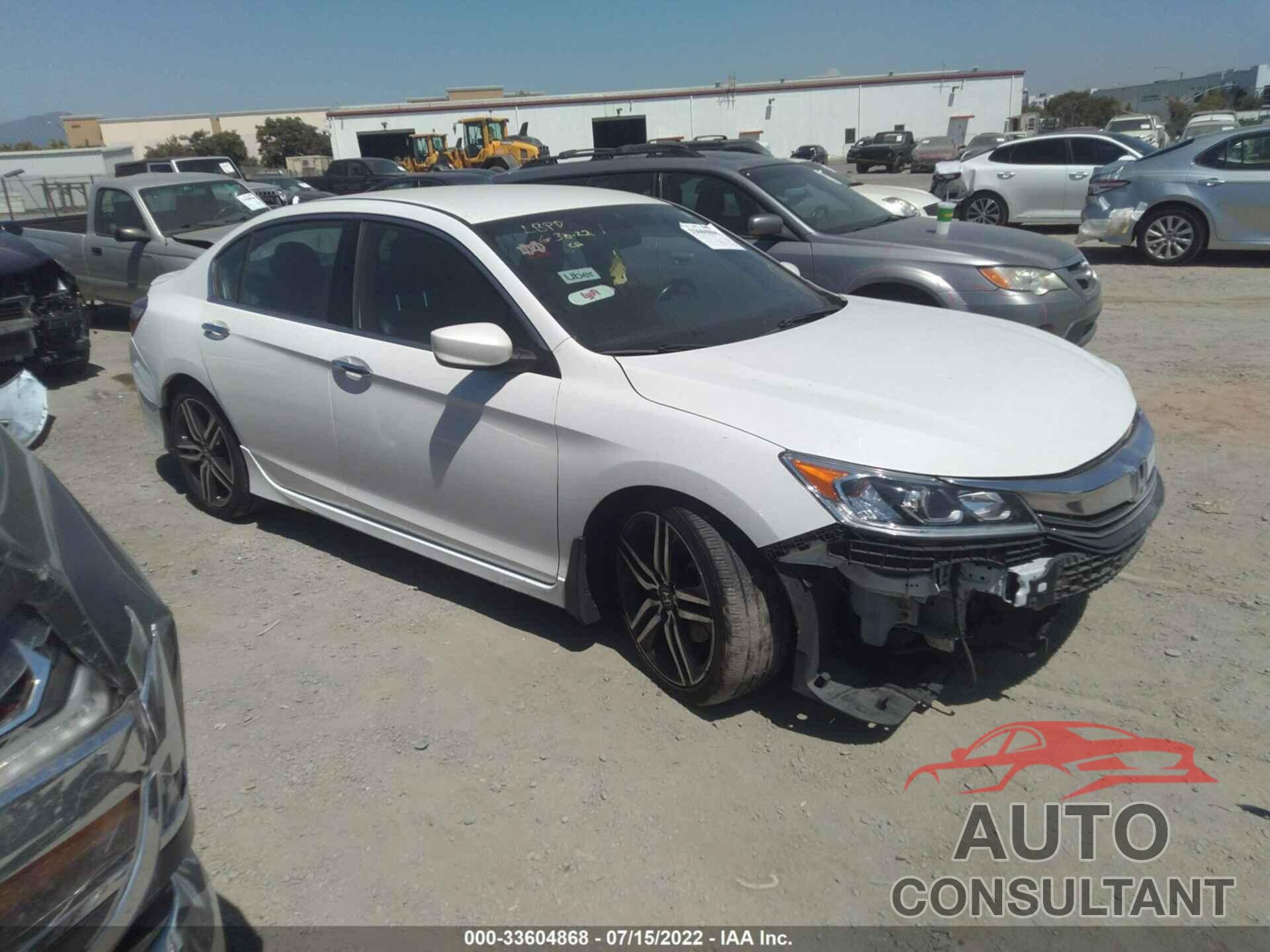 HONDA ACCORD SEDAN 2017 - 1HGCR2F16HA000137